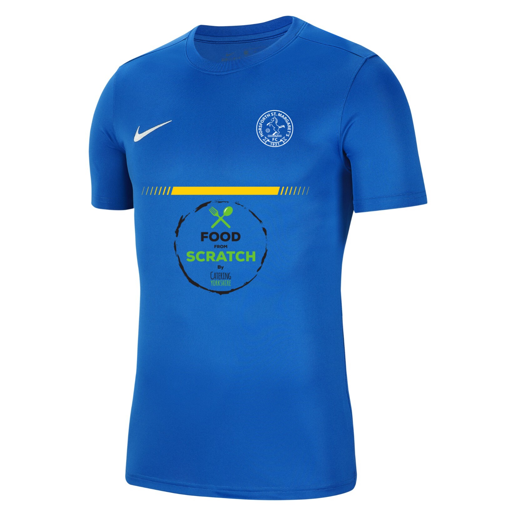 Nike Park VII Dri-FIT Short Sleeve Shirt - Royal Blue/White