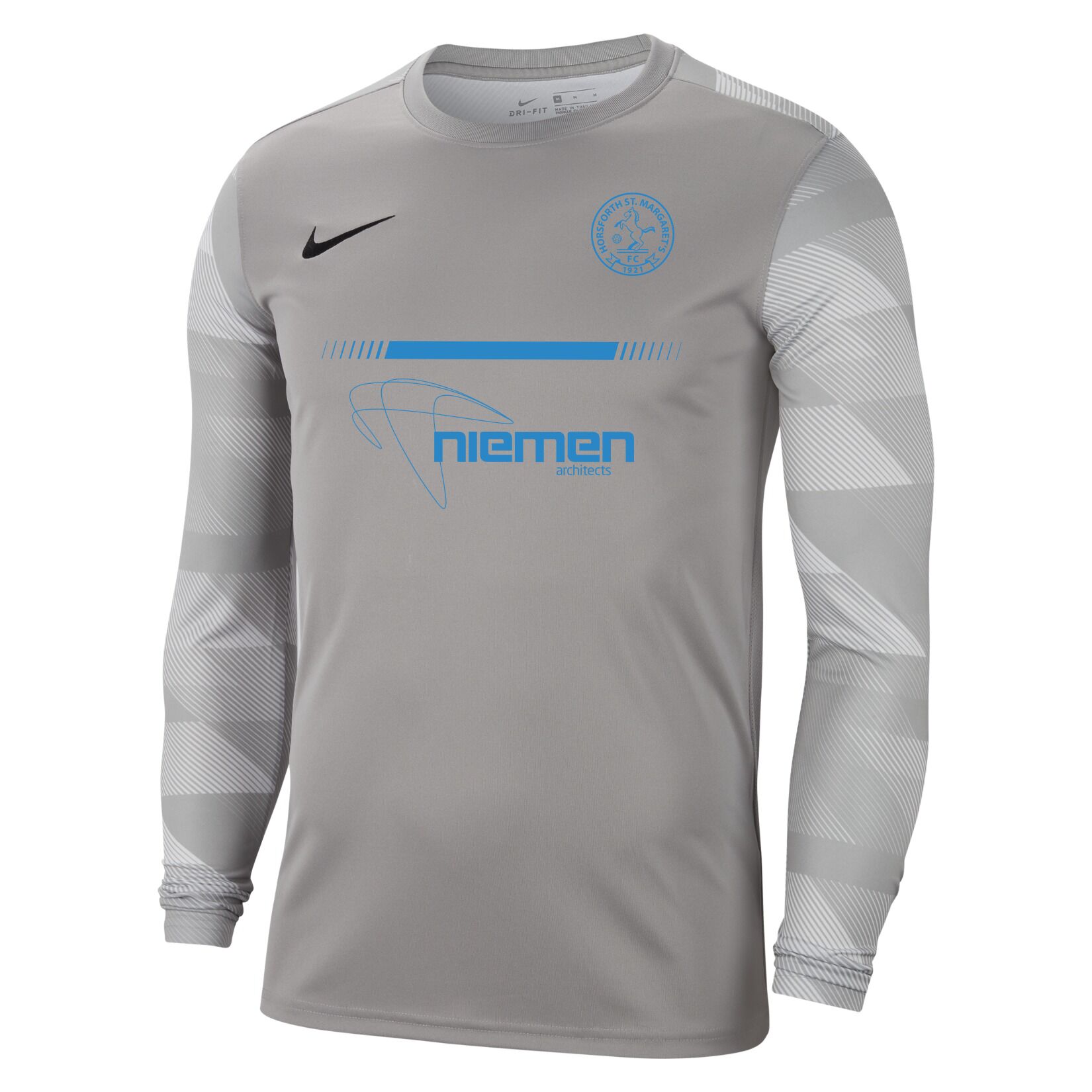 Nike Park IV Goalkeeper Dri-FIT Jersey - Pewter Grey/White/Black
