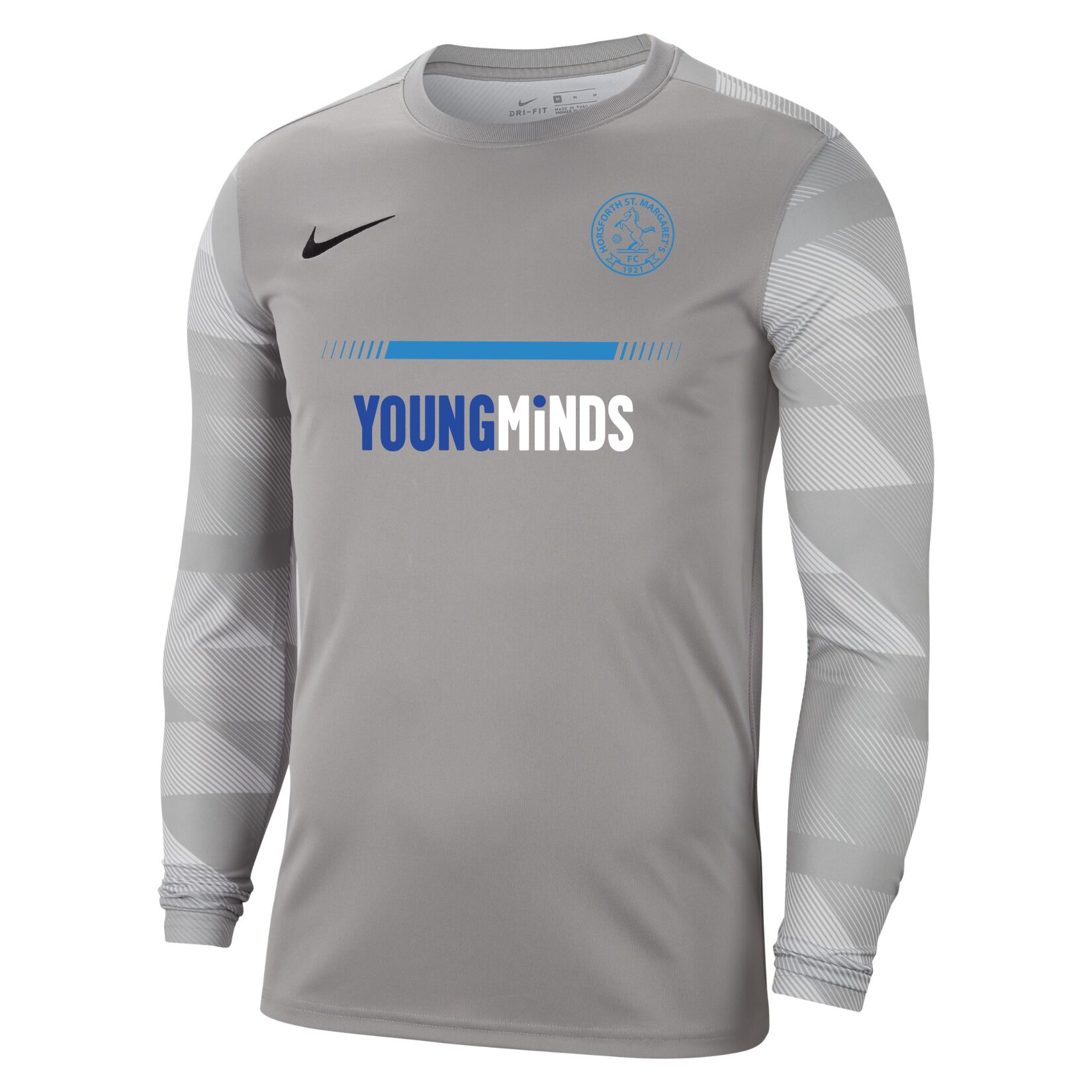 Nike Park IV Goalkeeper Dri-FIT Jersey - Pewter Grey/White/Black