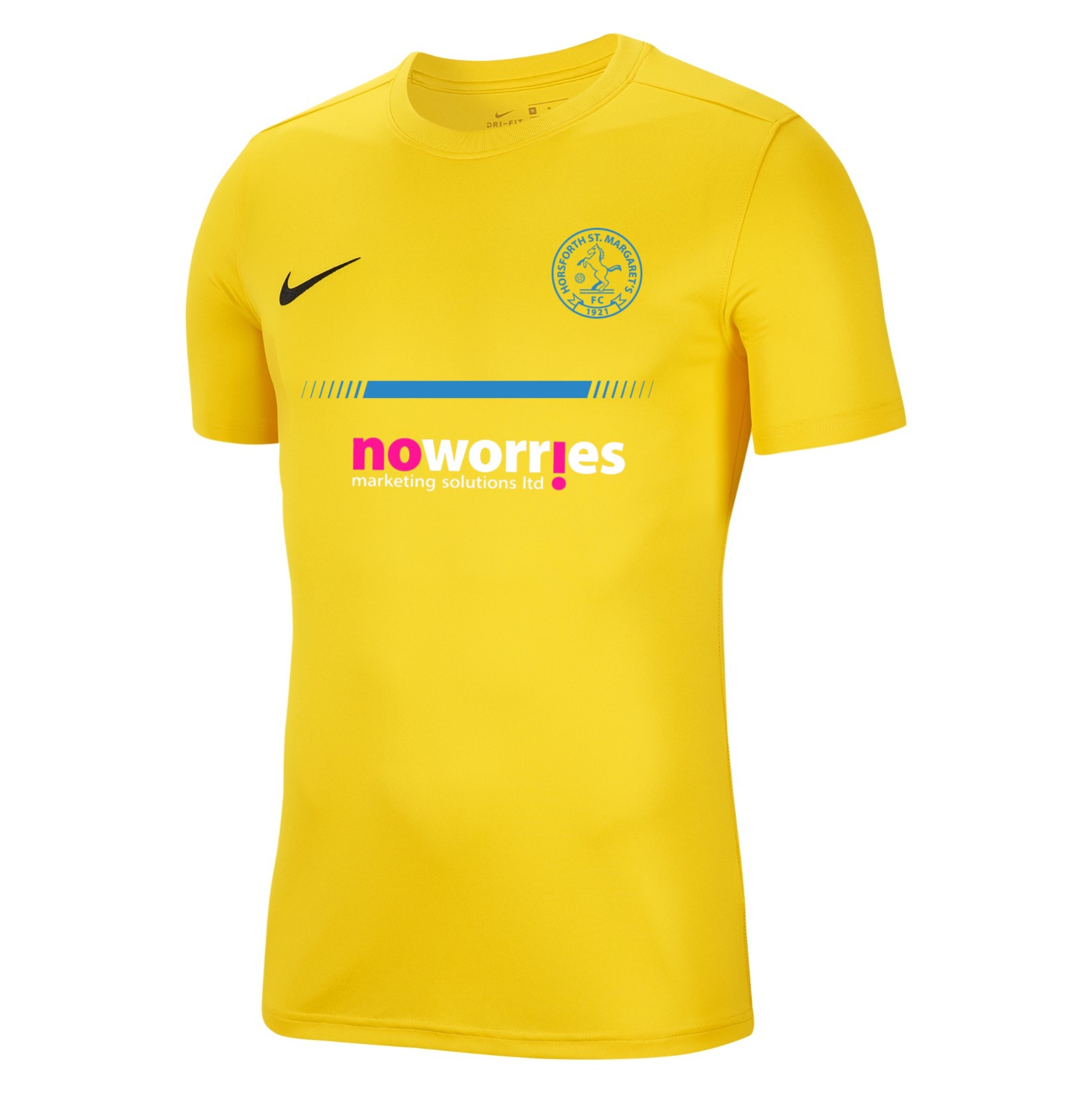 Nike Park VII Dri-FIT Short Sleeve Shirt - Tour Yellow/Black