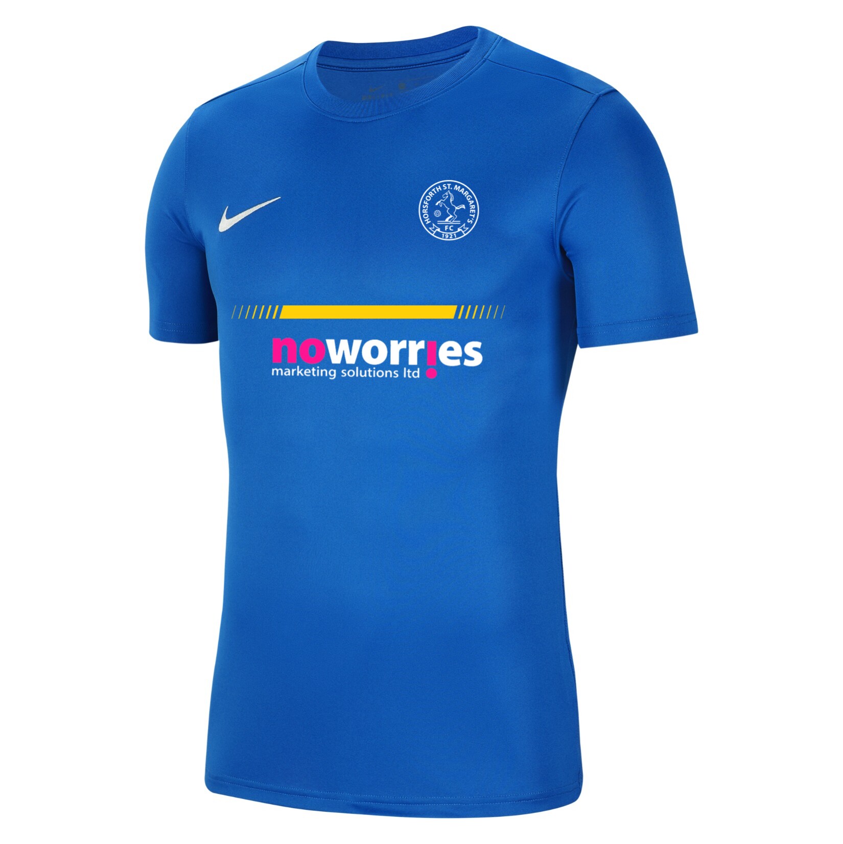 Nike Park VII Dri-FIT Short Sleeve Shirt - Royal Blue/White