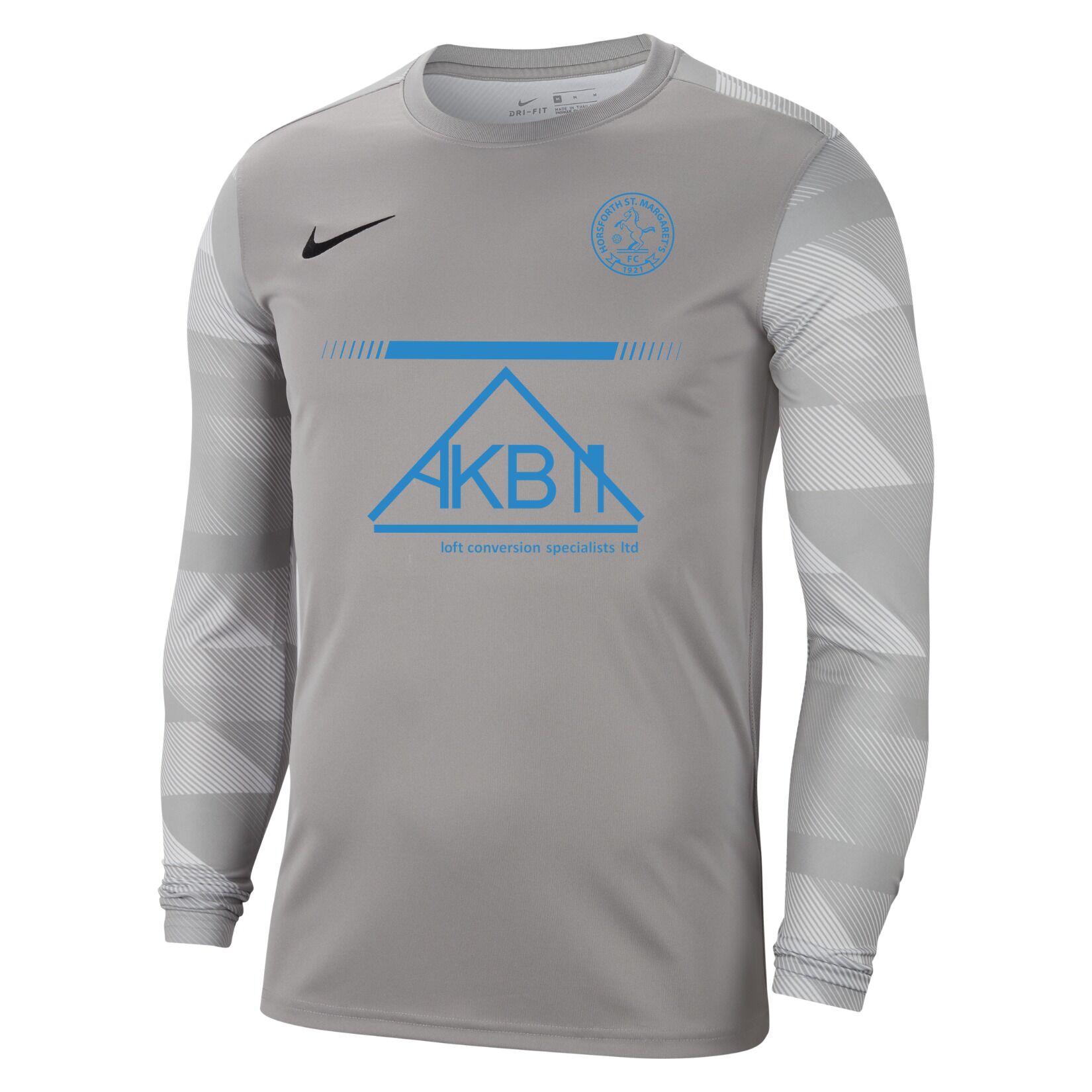 Nike Park IV Goalkeeper Dri-FIT Jersey - Pewter Grey/White/Black