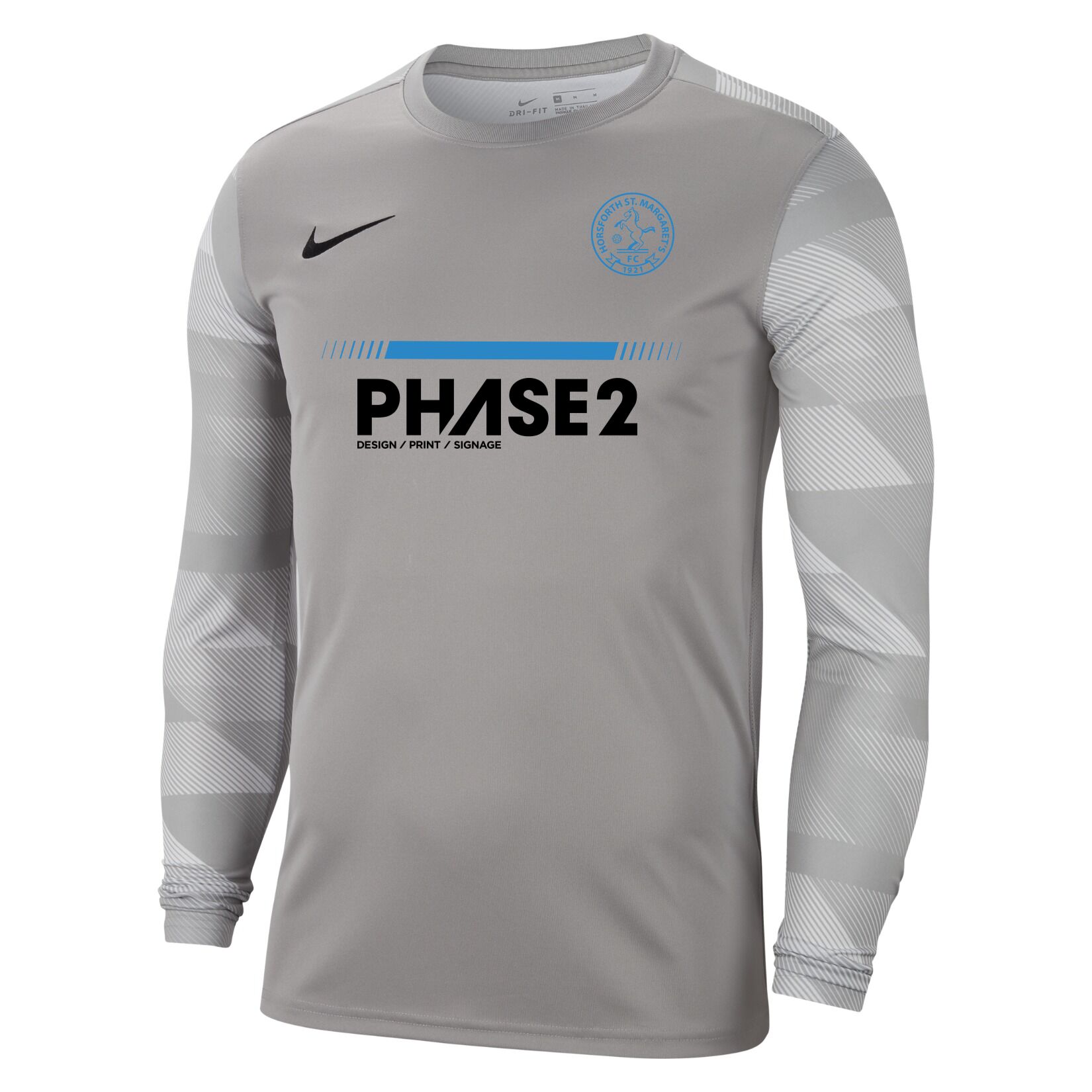 Nike Park IV Goalkeeper Dri-FIT Jersey - Pewter Grey/White/Black
