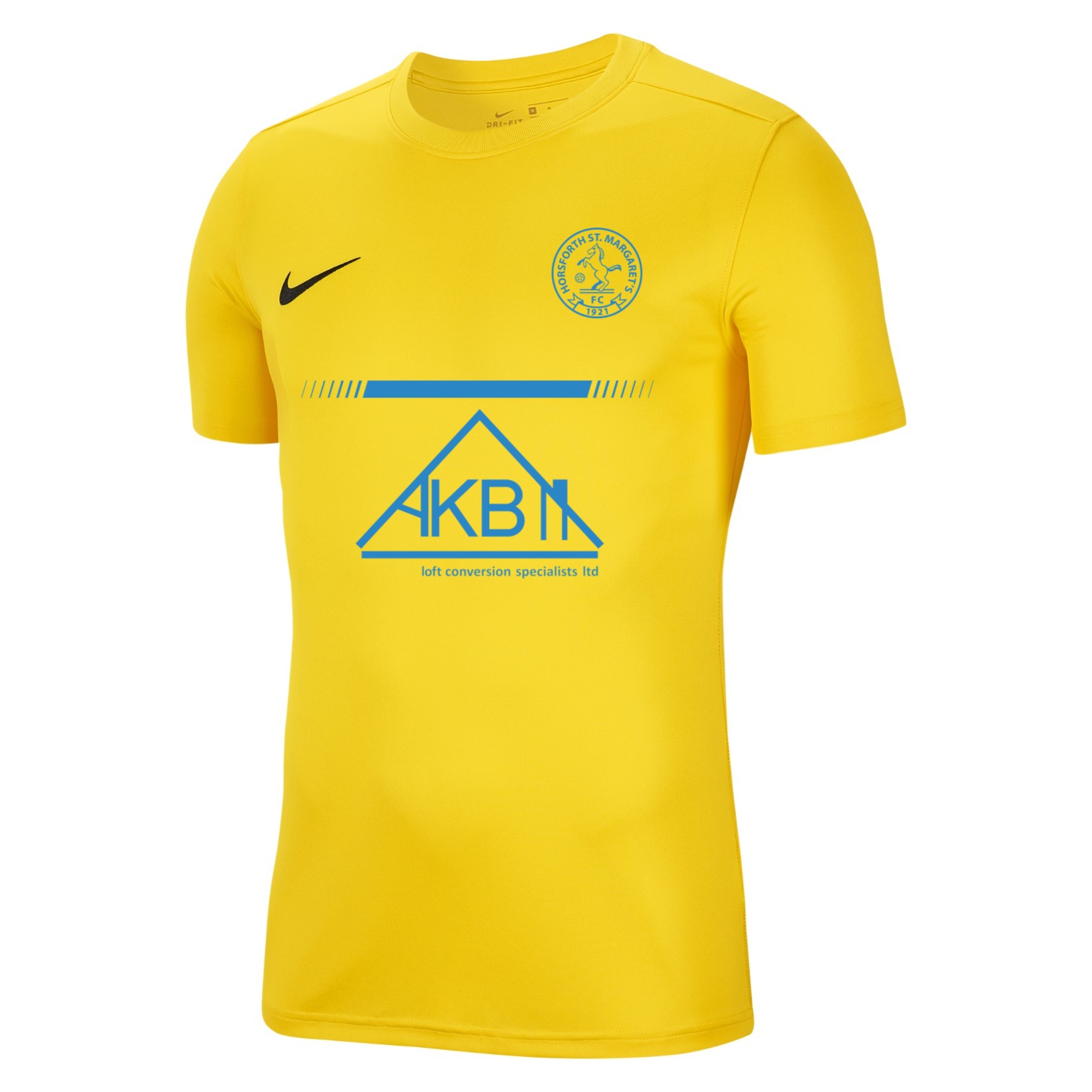 Nike Park VII Dri-FIT Short Sleeve Shirt - Tour Yellow/Black