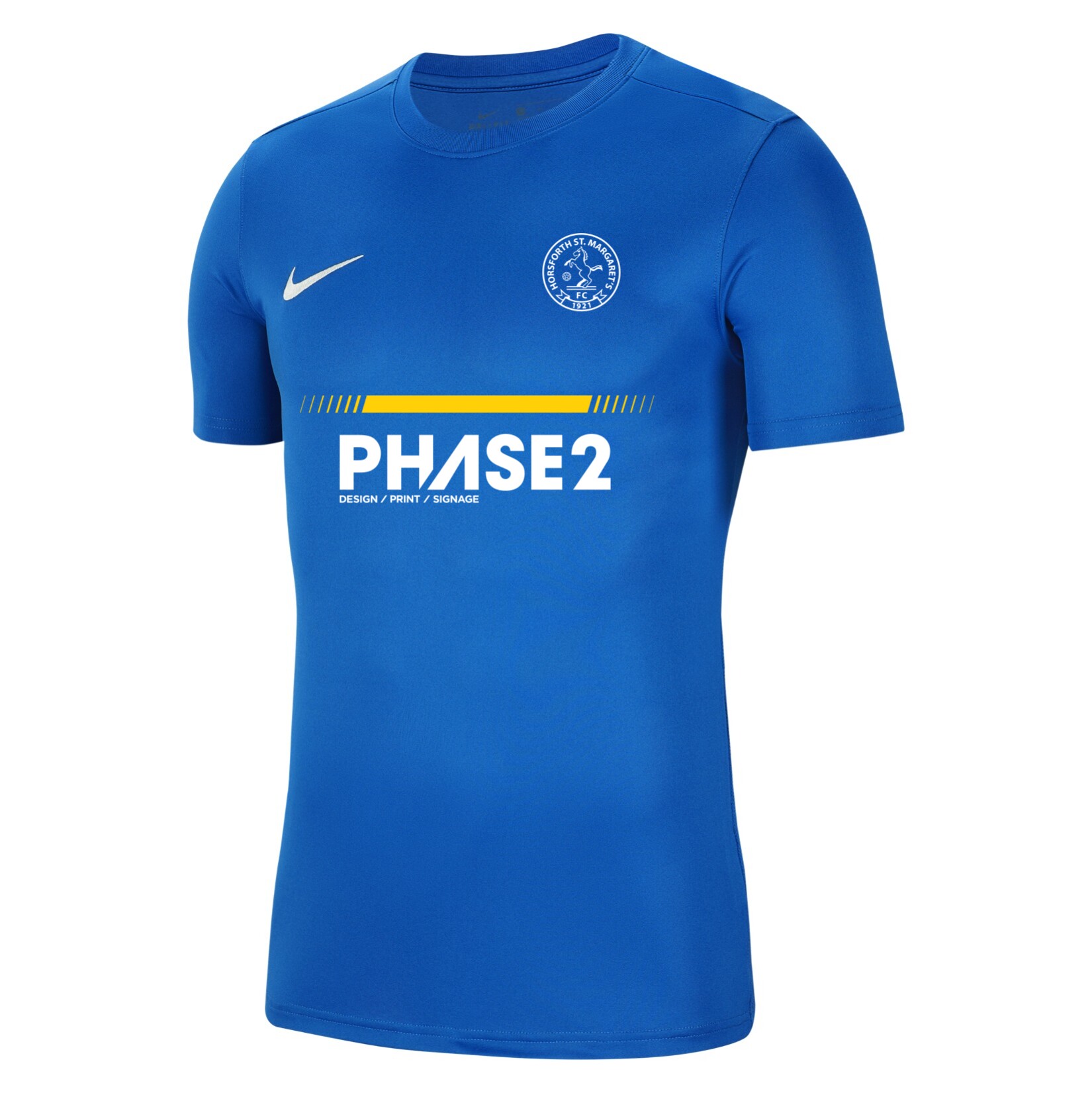 Nike Park VII Dri-FIT Short Sleeve Shirt - Royal Blue/White