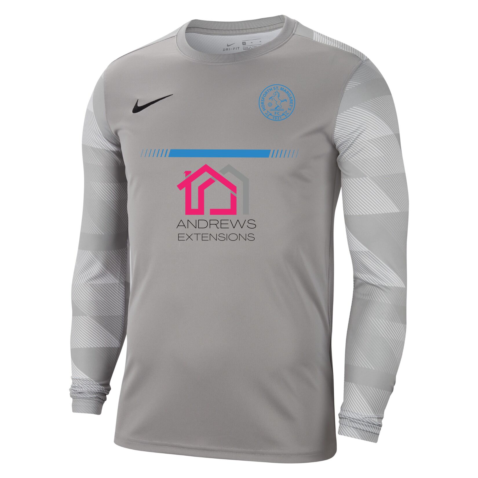 Nike Park IV Goalkeeper Dri-FIT Jersey - Pewter Grey/White/Black