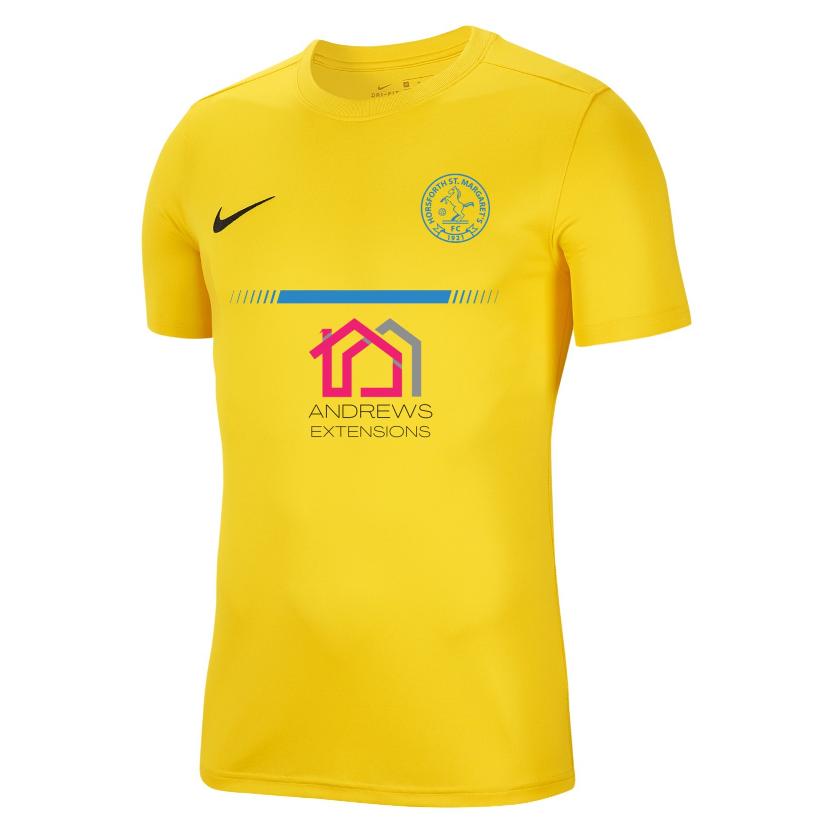 Nike Park VII Dri-FIT Short Sleeve Shirt - Tour Yellow/Black