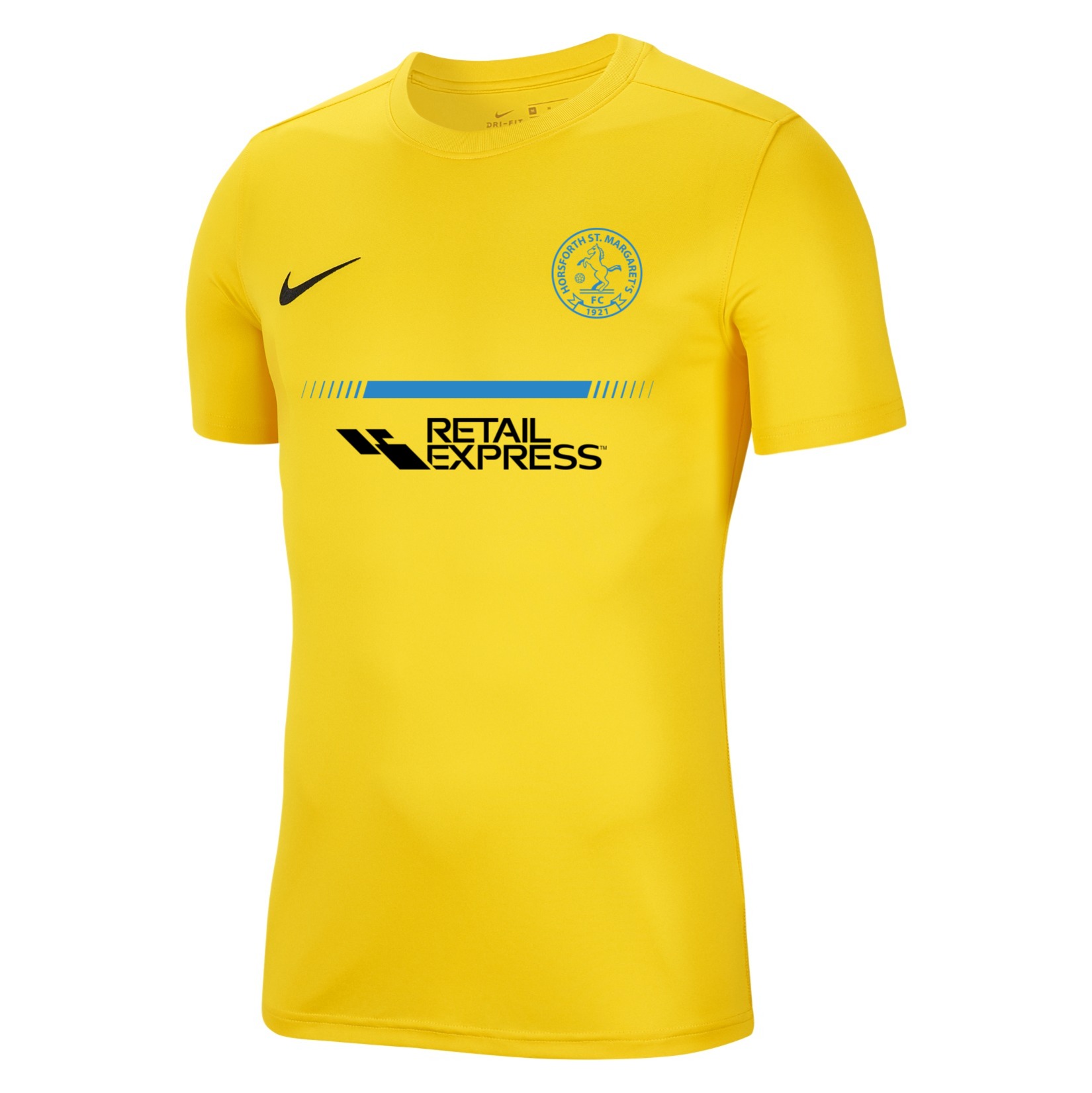 Nike Park VII Dri-FIT Short Sleeve Shirt - Tour Yellow/Black