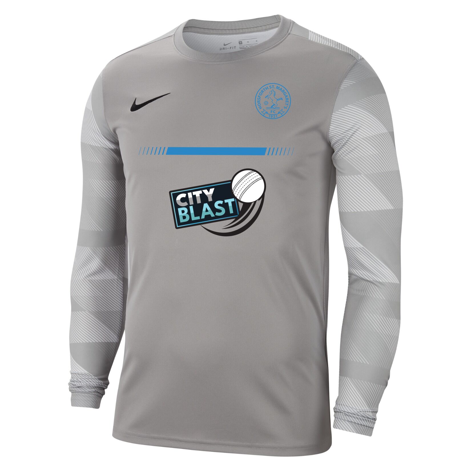 Nike Park IV Goalkeeper Dri-FIT Jersey - Pewter Grey/White/Black
