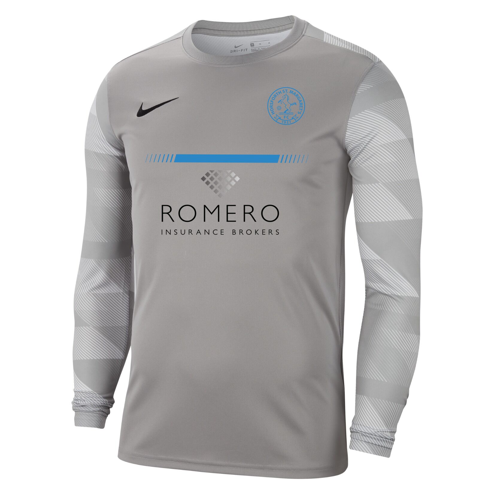 Nike Park IV Goalkeeper Dri-FIT Jersey - Pewter Grey/White/Black