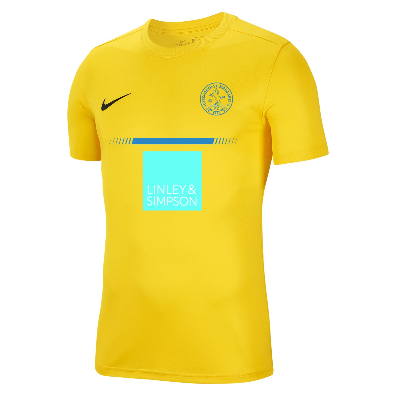 Nike Park VII Dri-FIT Short Sleeve Shirt - Tour Yellow/Black