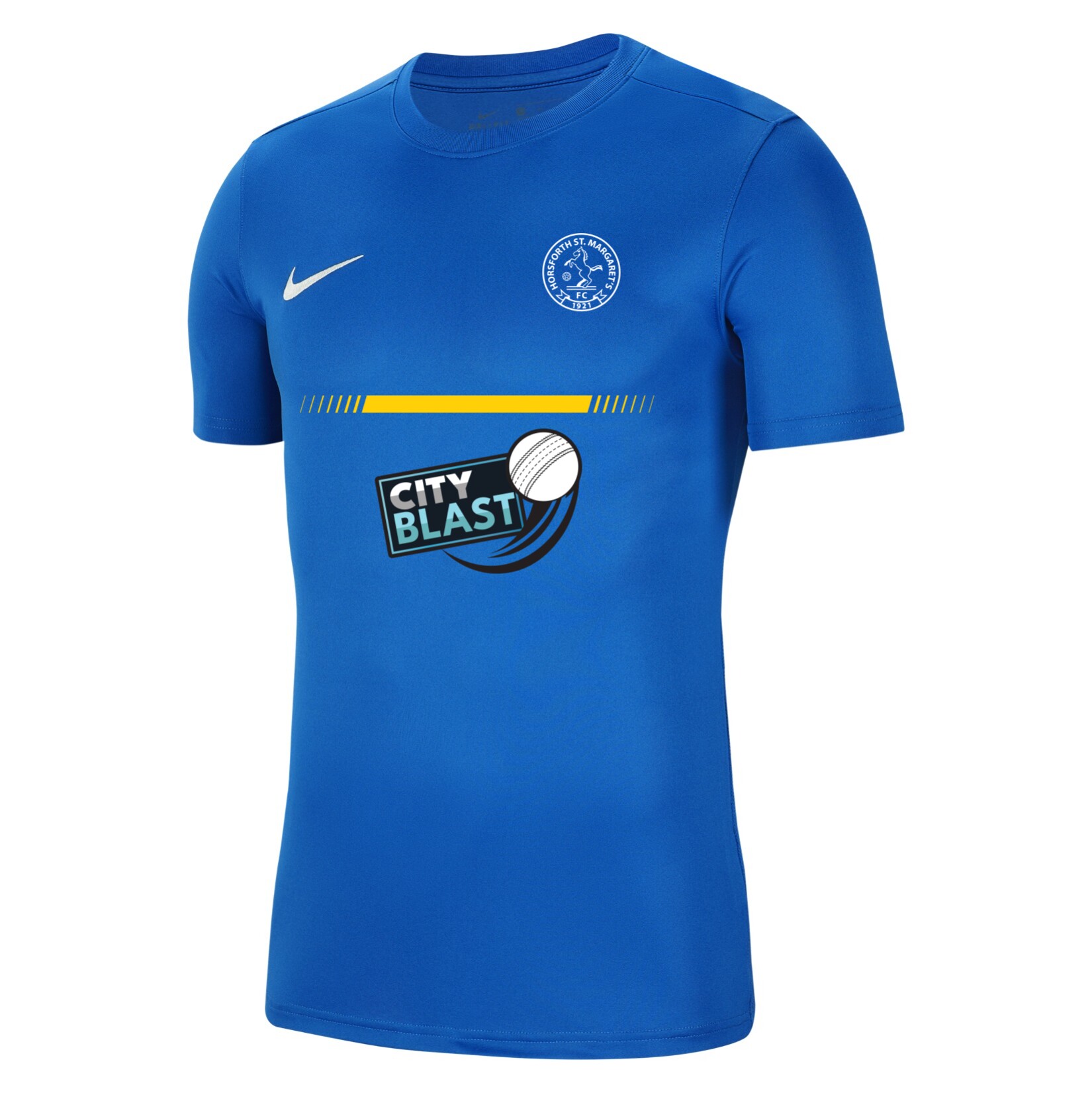 Nike Park VII Dri-FIT Short Sleeve Shirt - Royal Blue/White