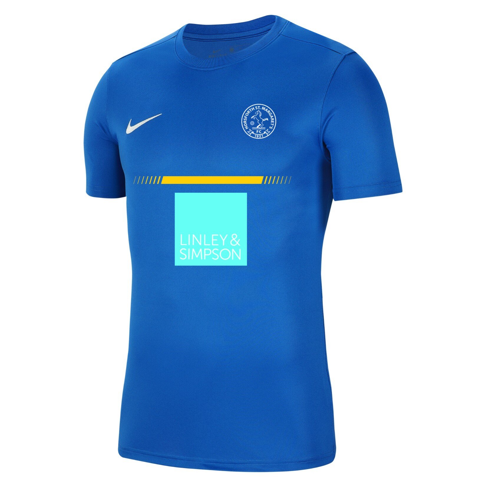 Nike Park VII Dri-FIT Short Sleeve Shirt - Royal Blue/White