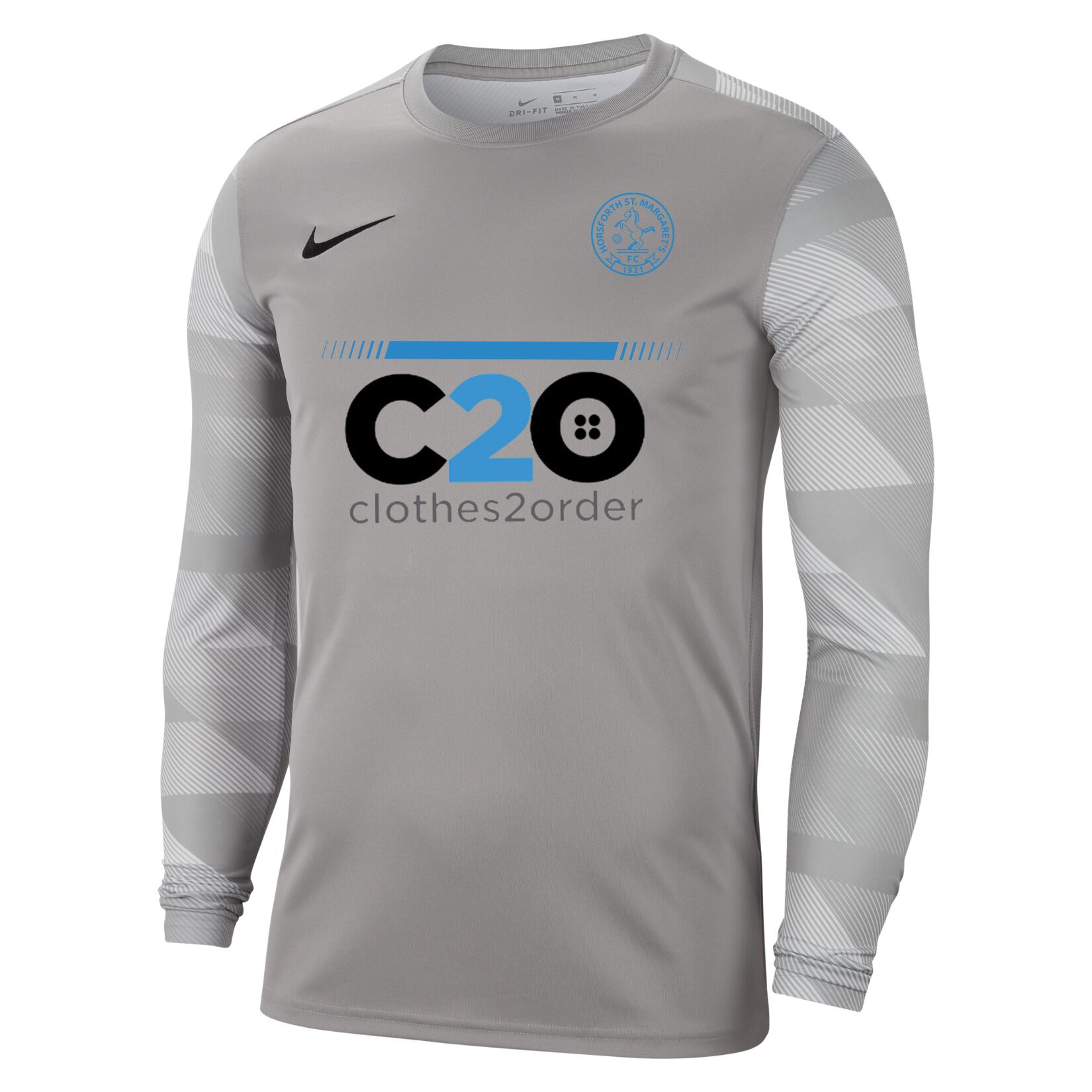 Nike Park IV Goalkeeper Dri-FIT Jersey - Pewter Grey/White/Black