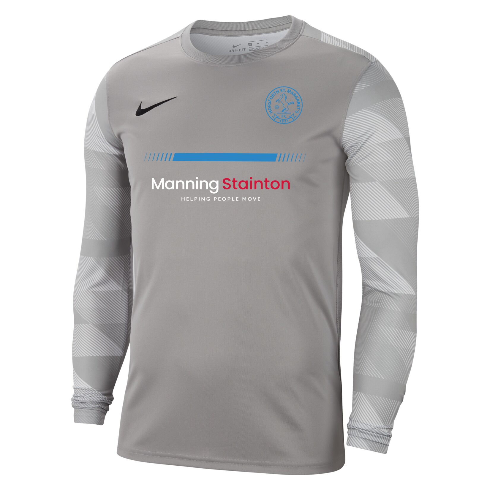 Nike Park IV Goalkeeper Dri-FIT Jersey - Pewter Grey/White/Black