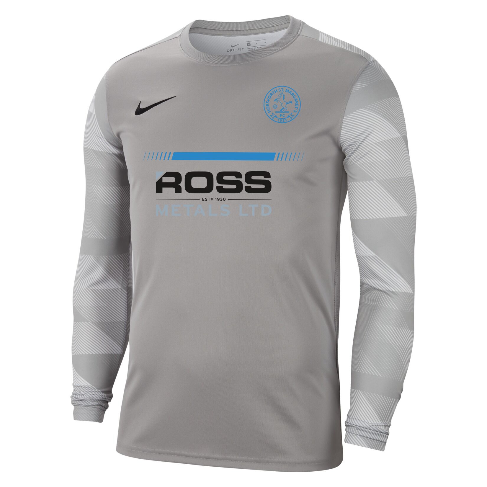 Nike Park IV Goalkeeper Dri-FIT Jersey - Pewter Grey/White/Black