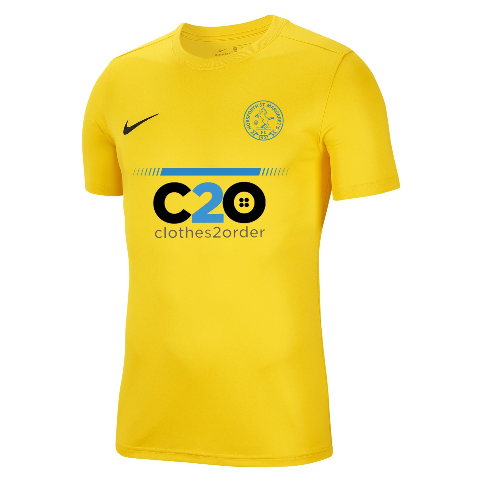 Nike Park VII Dri-FIT Short Sleeve Shirt - Tour Yellow/Black