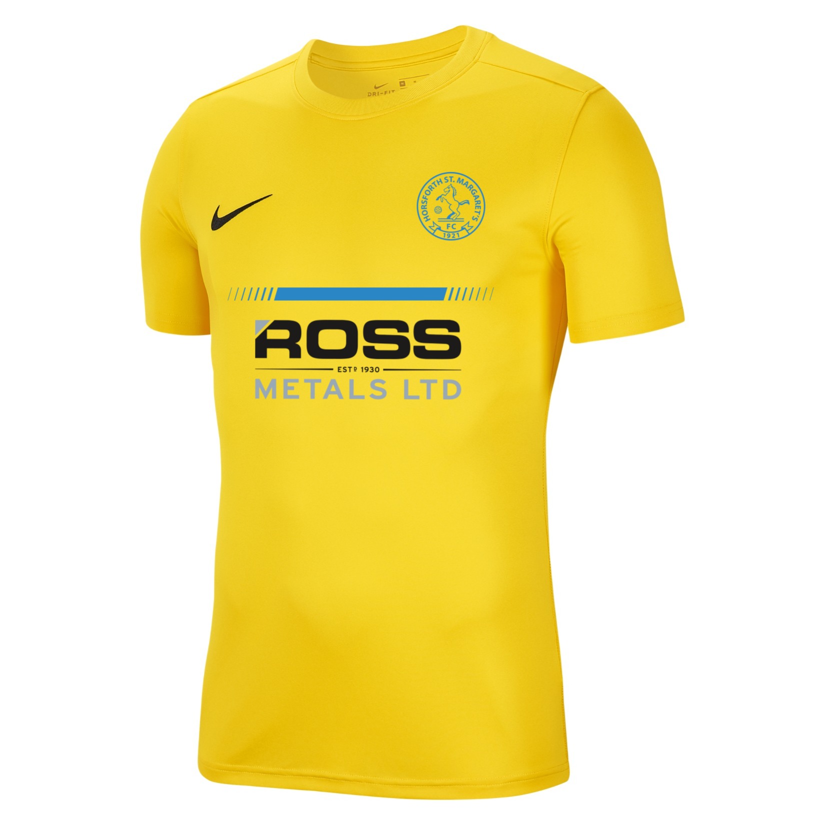 Nike Park VII Dri-FIT Short Sleeve Shirt - Tour Yellow/Black