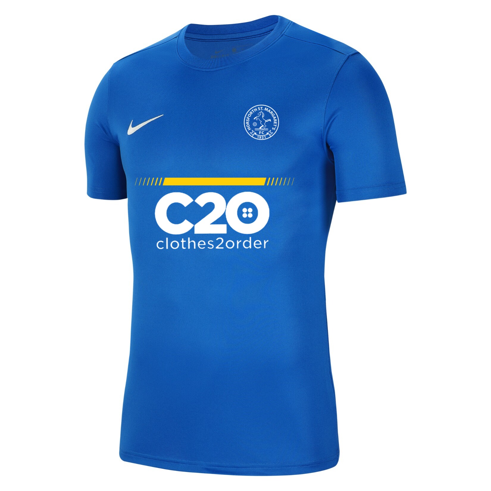 Nike Park VII Dri-FIT Short Sleeve Shirt - Royal Blue/White