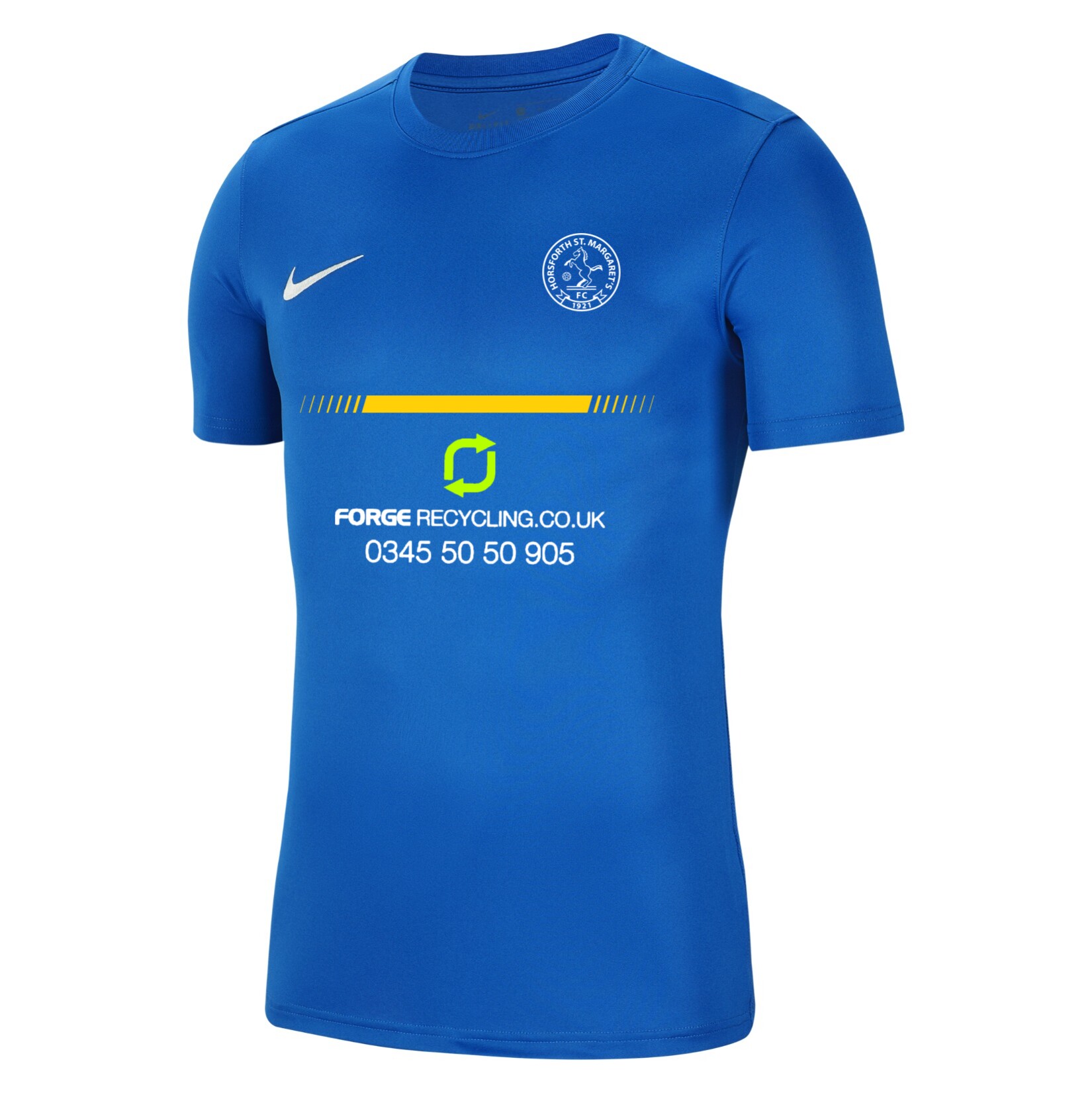 Nike Park VII Dri-FIT Short Sleeve Shirt - Royal Blue/White