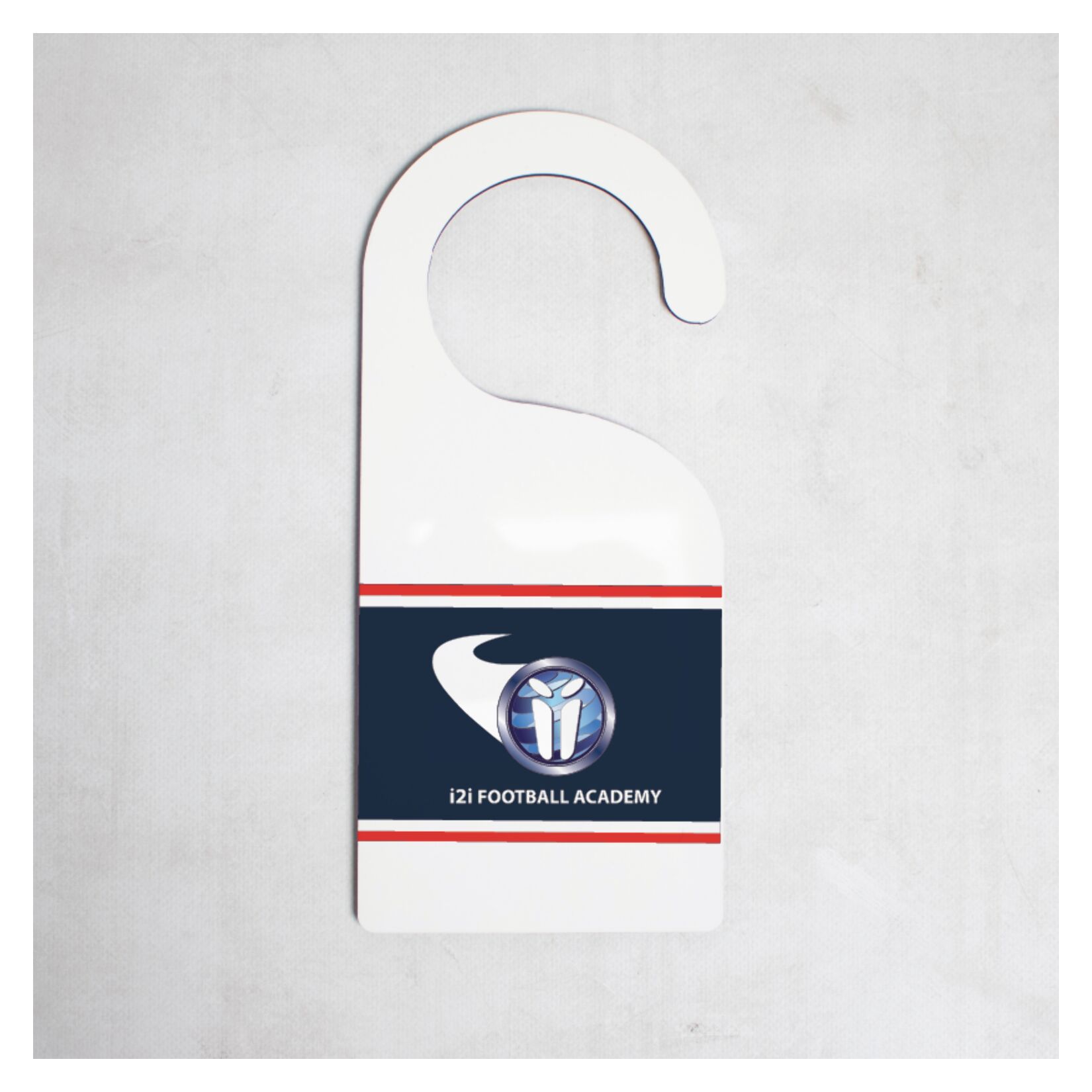 Kitlocker-Merchandise Door Hanger - white