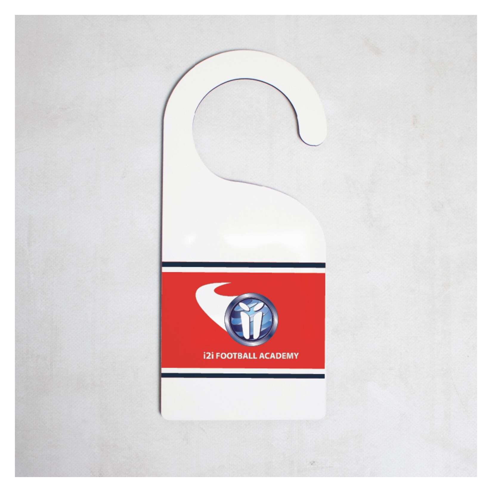 Kitlocker-Merchandise Door Hanger - white