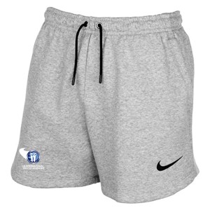 Nike Womens Team Club 20 Fleece Shorts (W) Dark Grey Heather-Black-Black