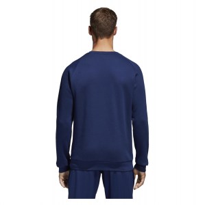 Adidas Core 18 Sweatshirt Dark Blue-White
