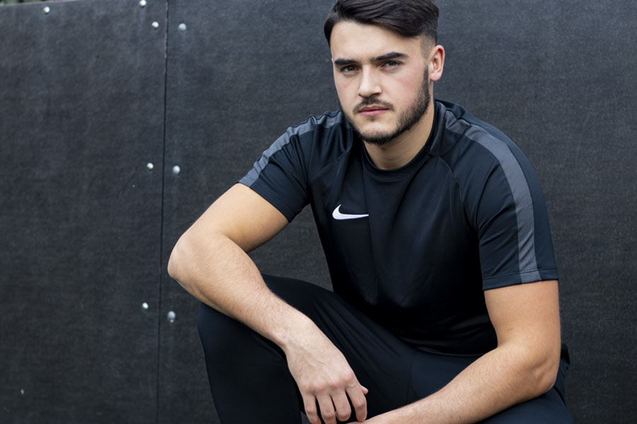 nike academy t shirt navy