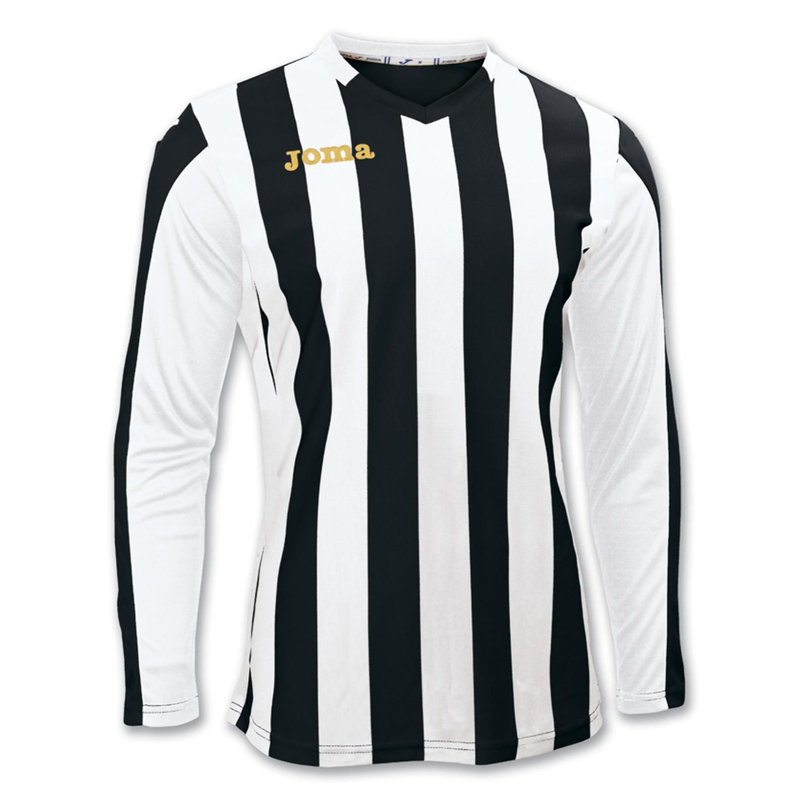 Joma Copa Striped Long Sleeve Football Shirt