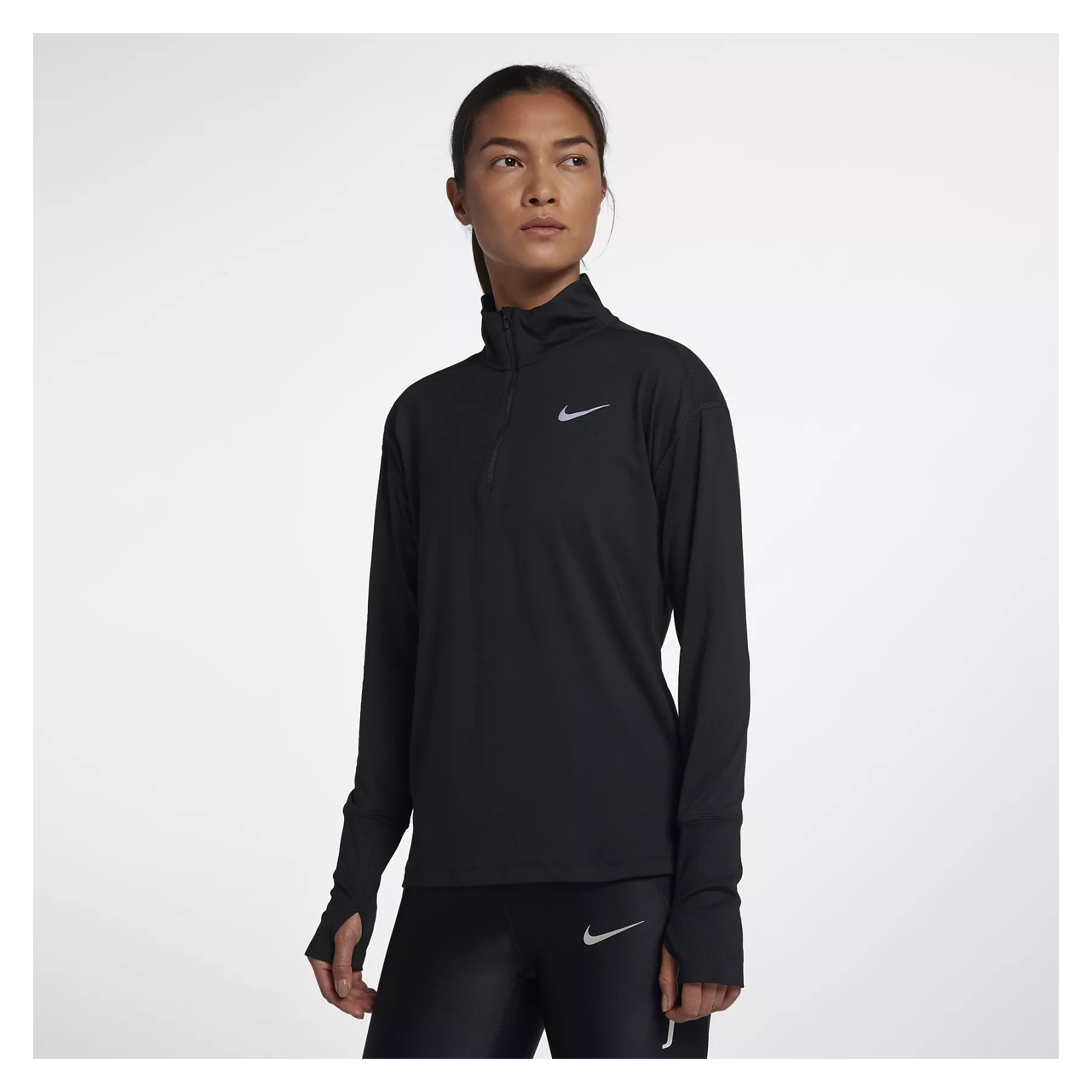 half zip nike womens