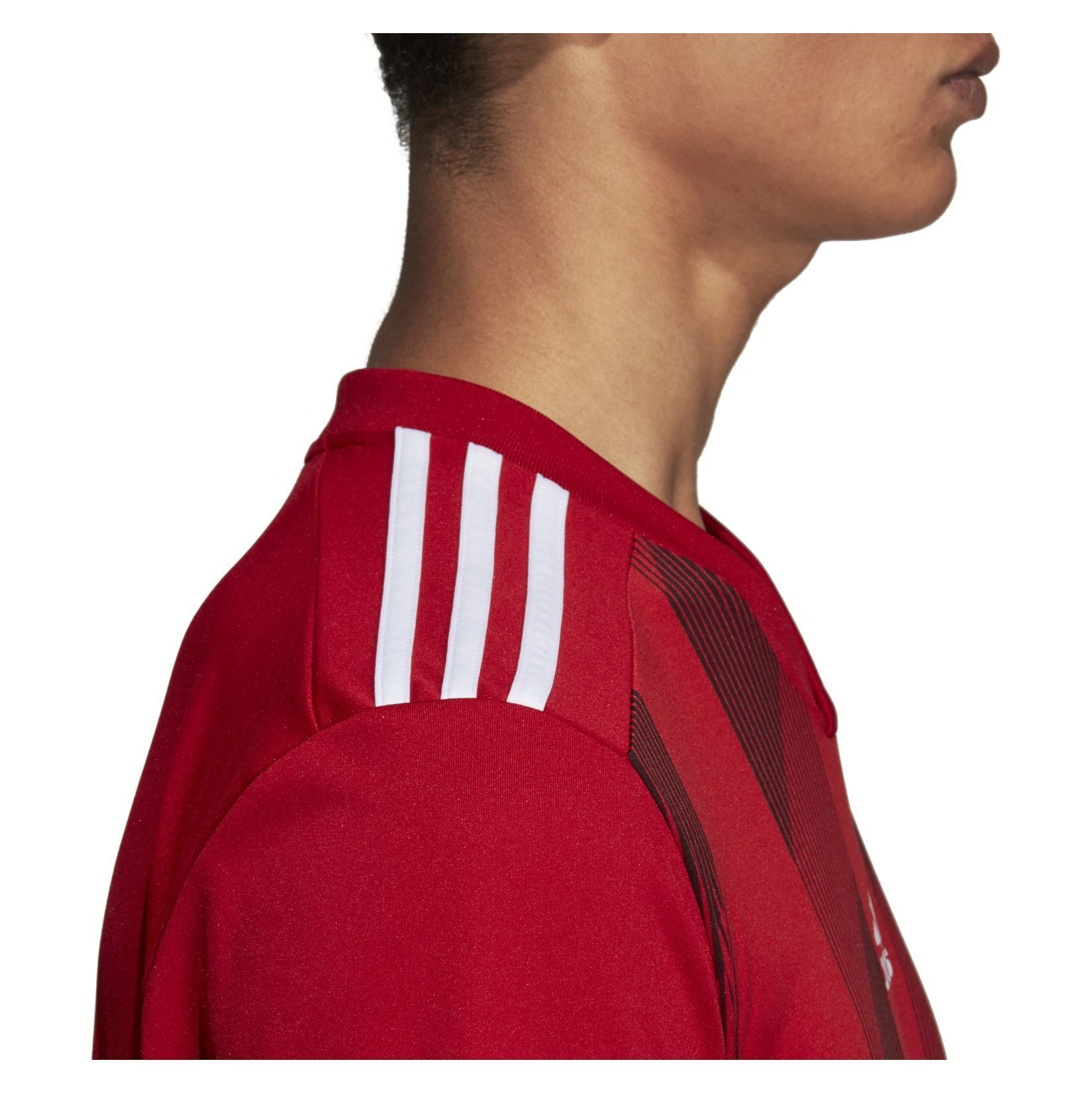 Adidas Striped 19 Short Sleeve Shirt