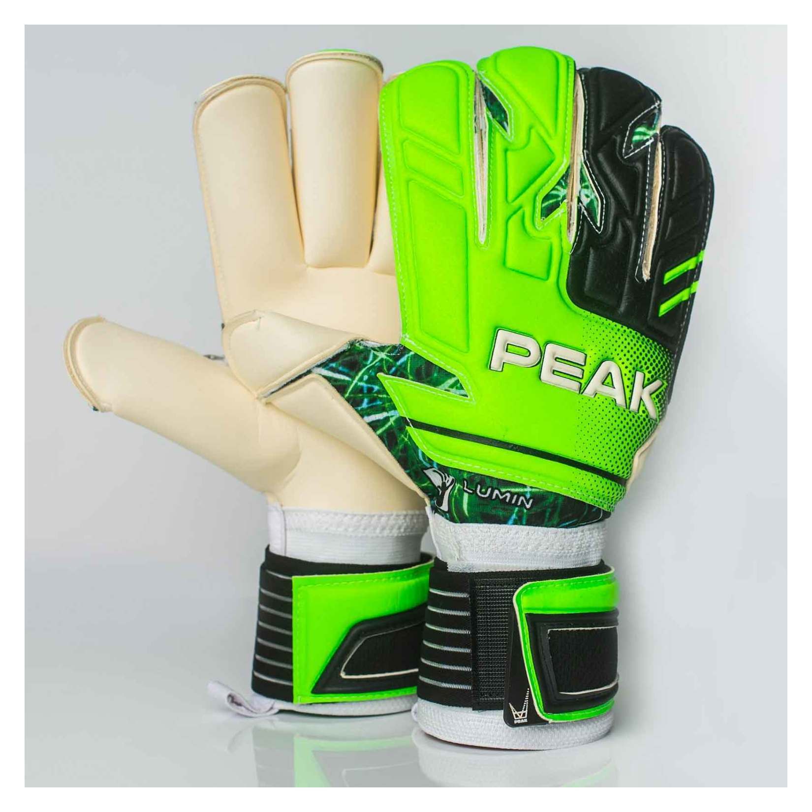 Peak Lumin Pro Green Goalkeeper Gloves