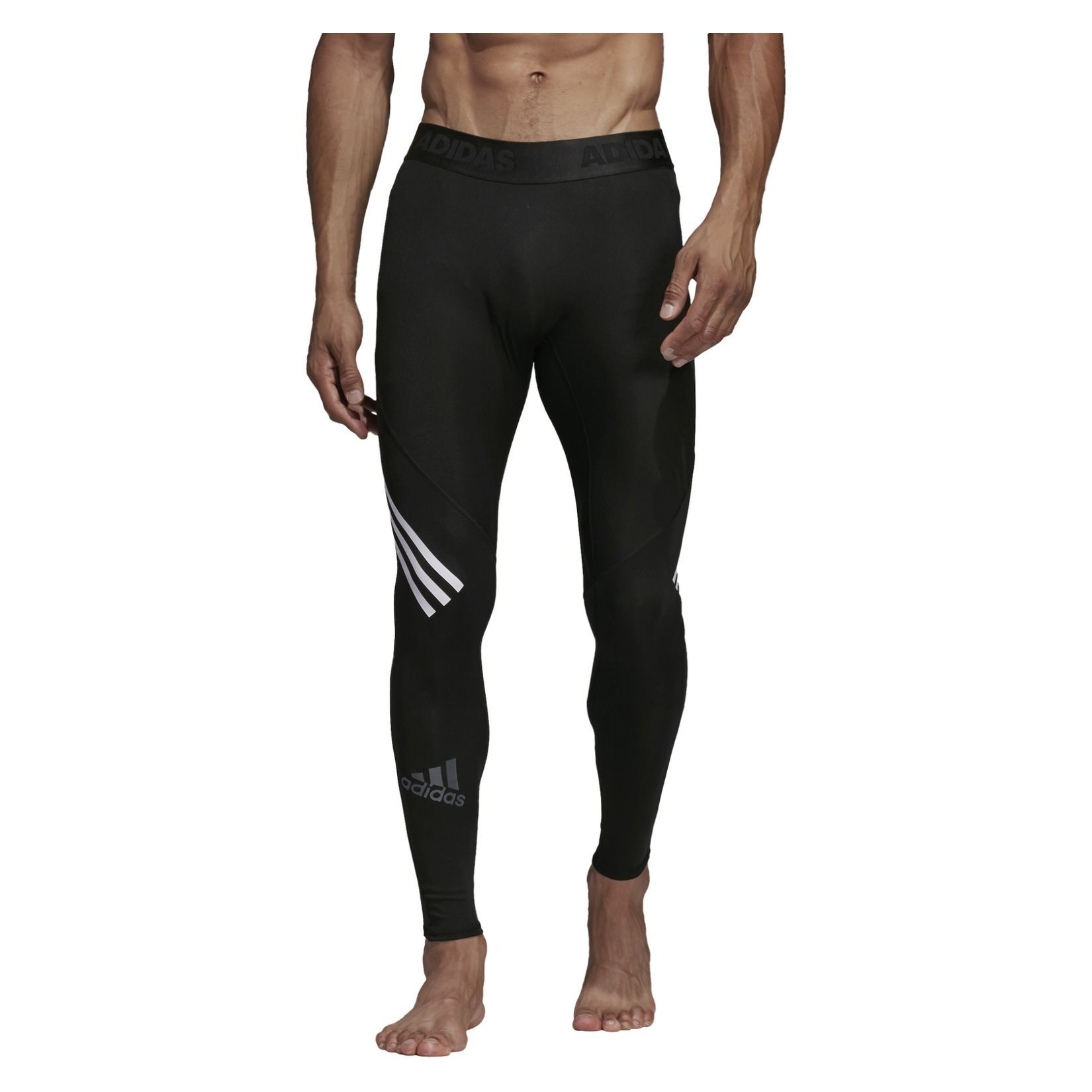 adidas Alphaskin Sport+ Long 3-stripes Tights