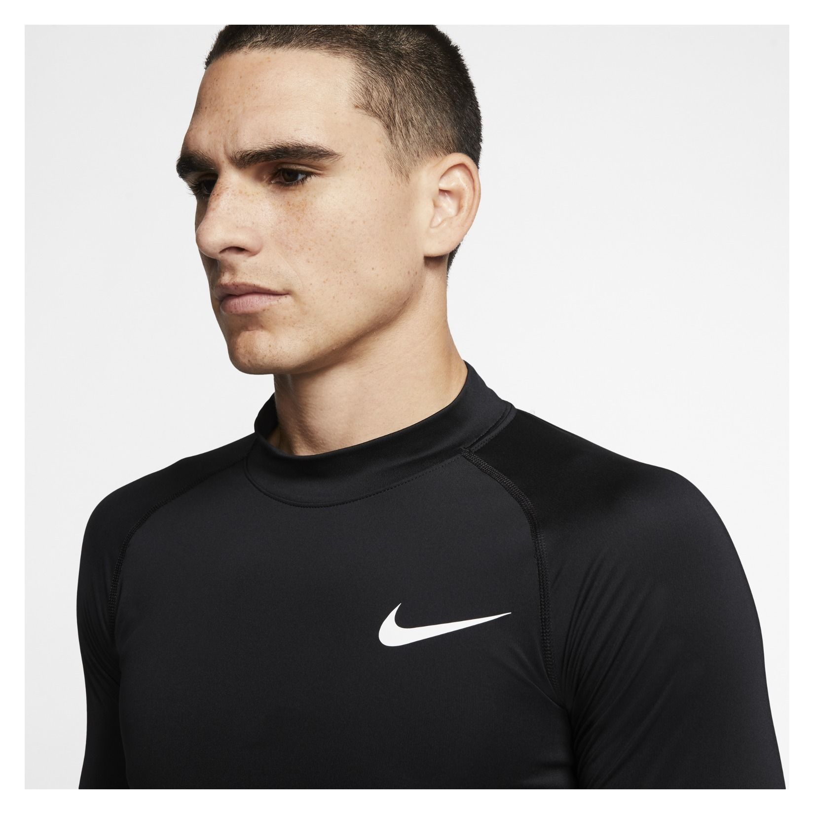 Nike Pro Mock Neck Tight Fit Long-sleeve Top