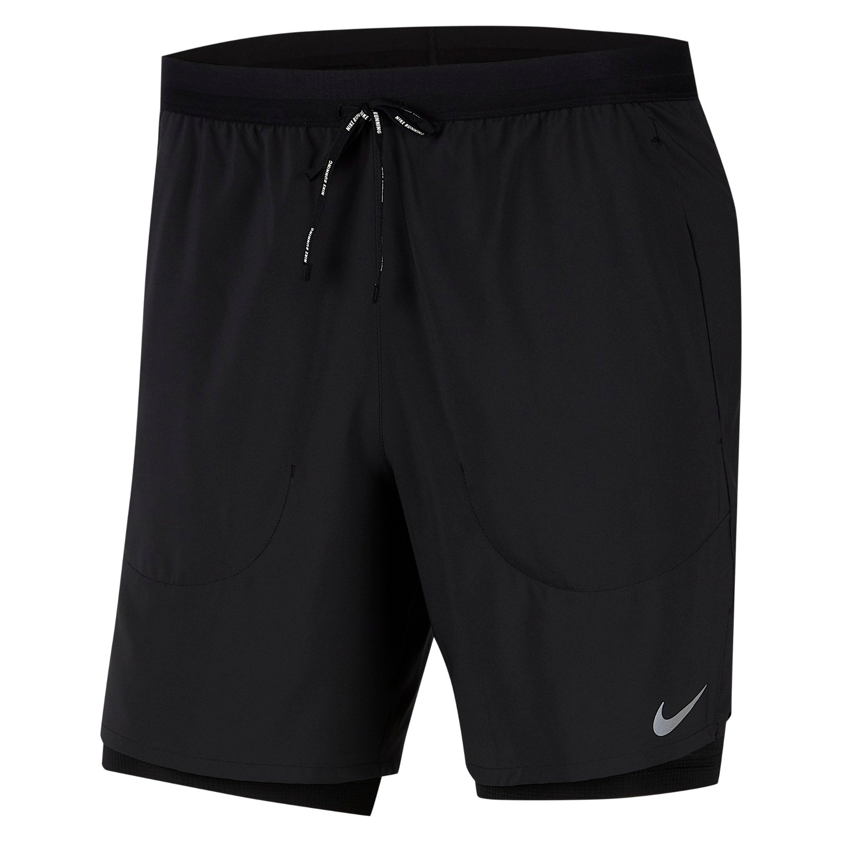Black flex stride 7 2-in-1 running shorts outlet