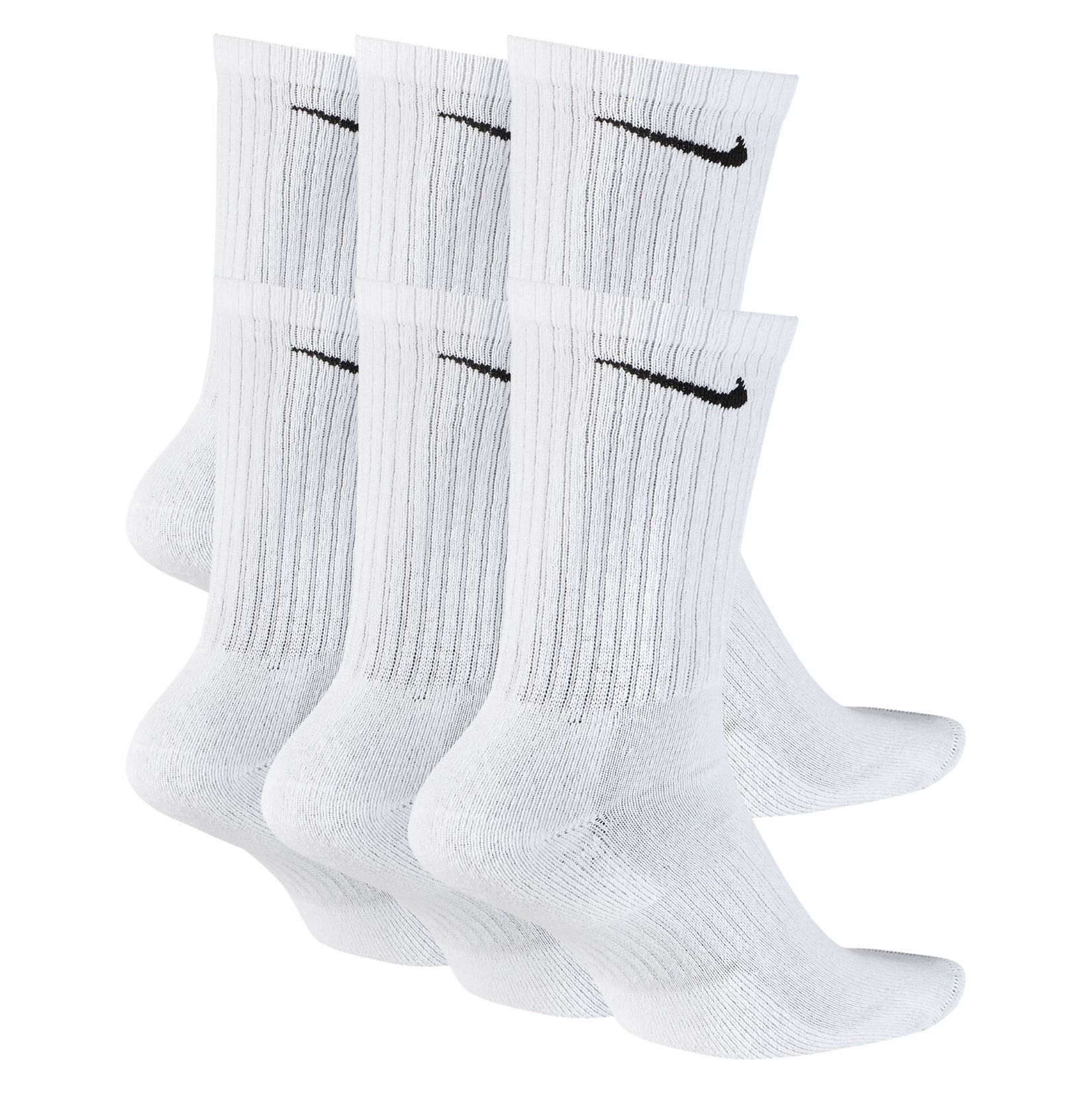 nike everyday cushioned socks white