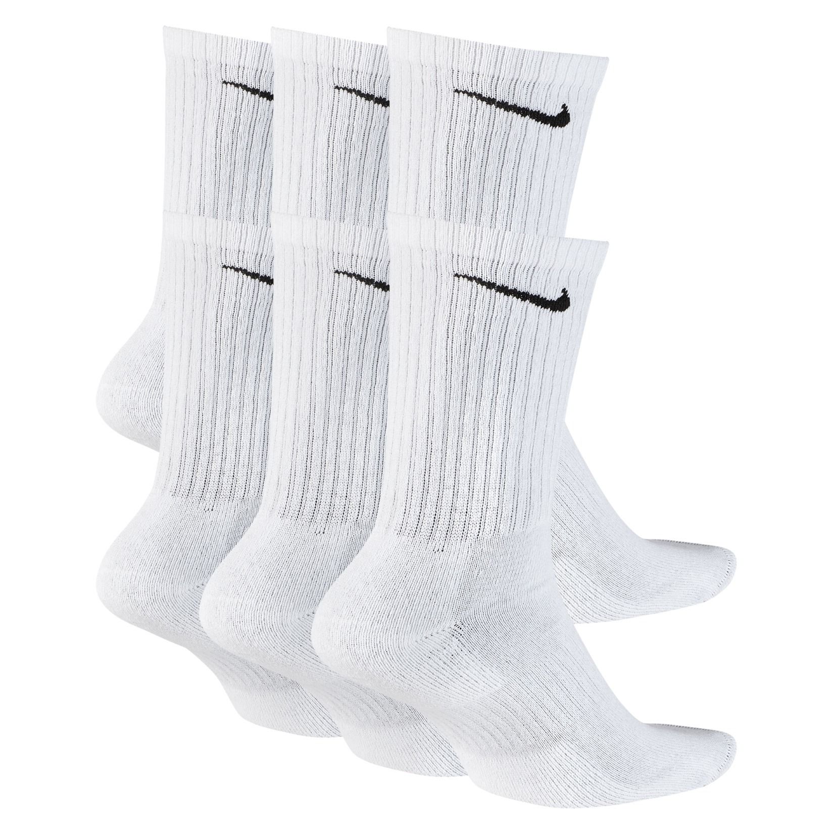 white nike training socks