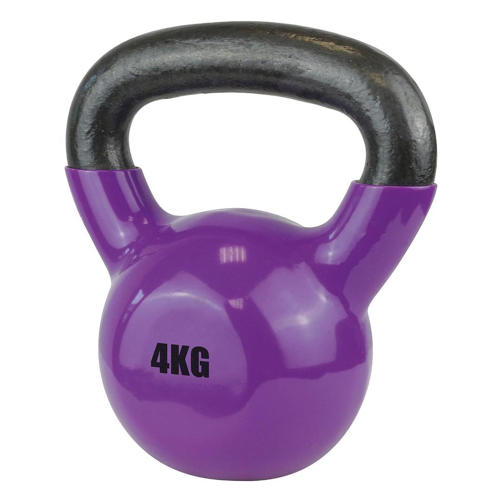 Urban Fitness Vinyl Coated Kettlebell - 4KG