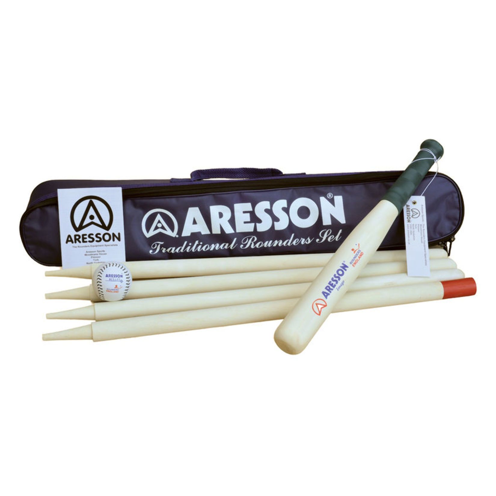 ARESSON MIRAGE ROUNDERS BAT AND BALL SET WITH CARRY BAG 