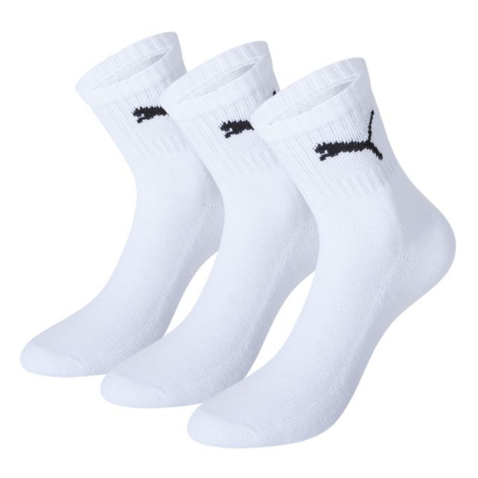 Puma Short Crew Socks (3 Pairs) - Kitlocker.com