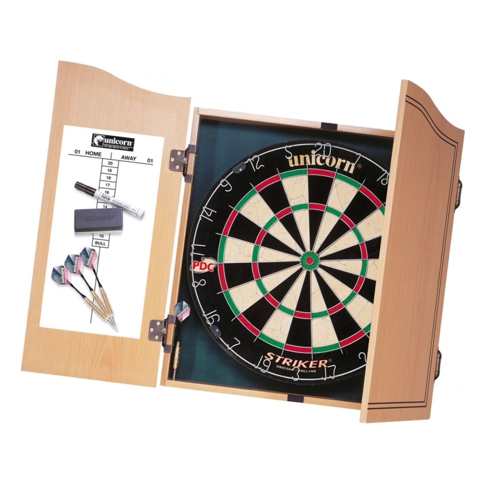 Unicorn Striker Home Dart Center inc 2 Sets of Darts