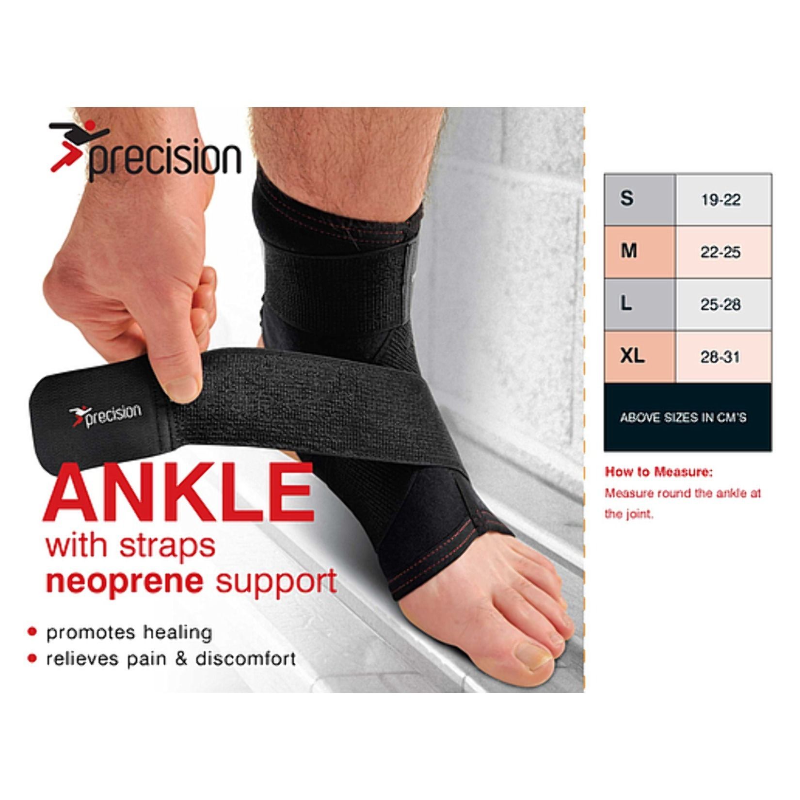 Precision Neoprene Ankle with Strap Support
