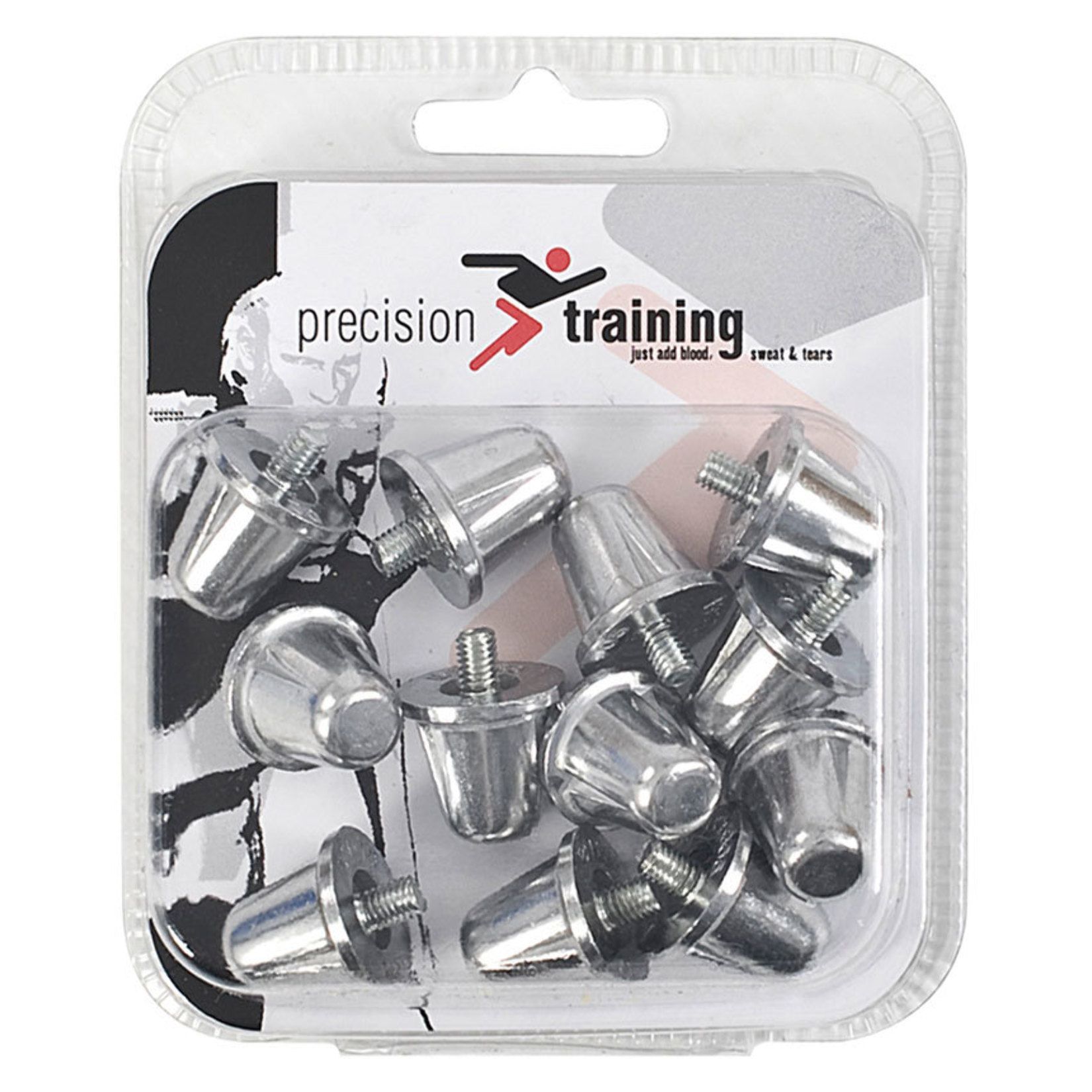 18mm Brand New Details about   Precision Set of 12 Silver Rugby Union League Replacement Studs 