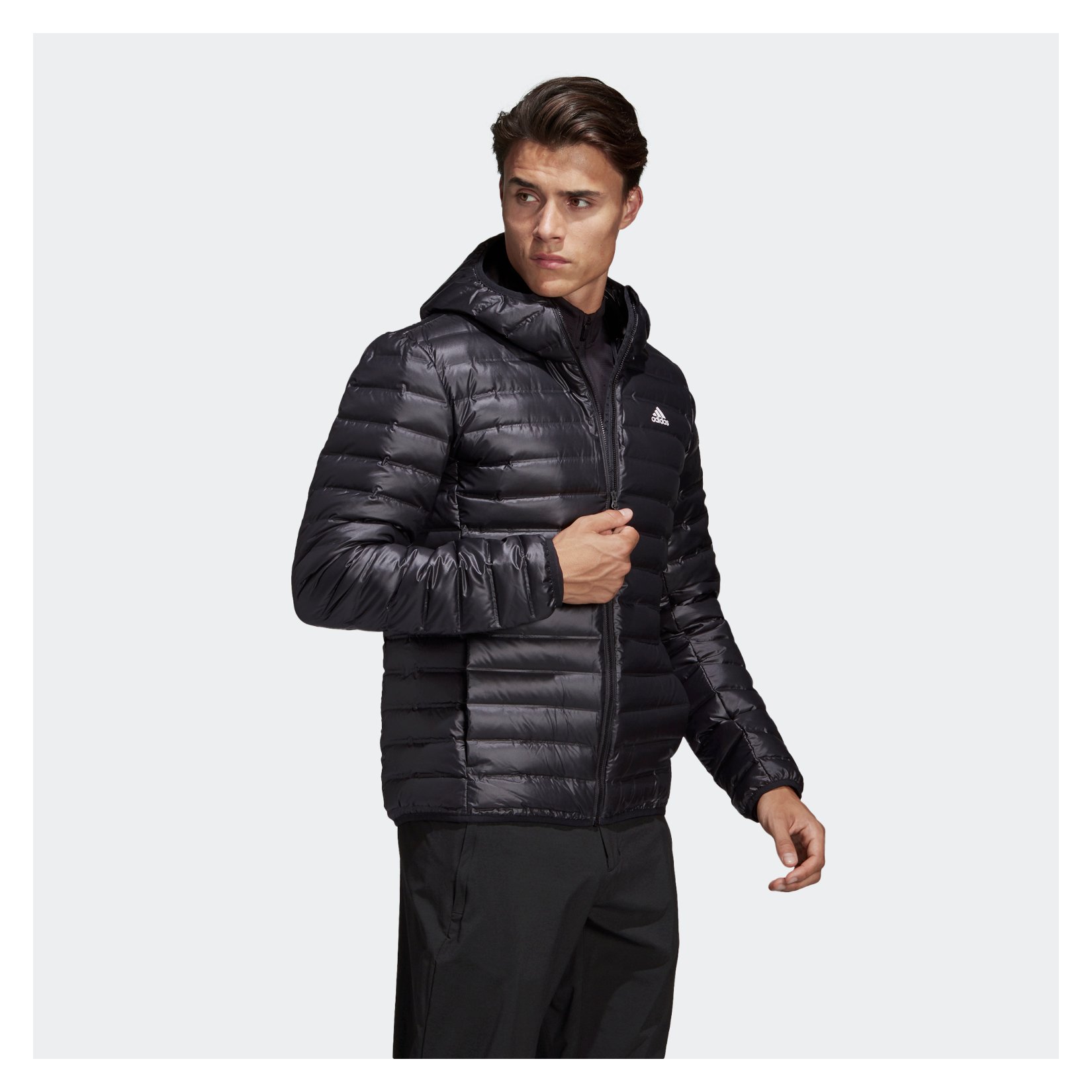 adidas Varilite Hooded Down Jacket (M) - Kitlocker.com