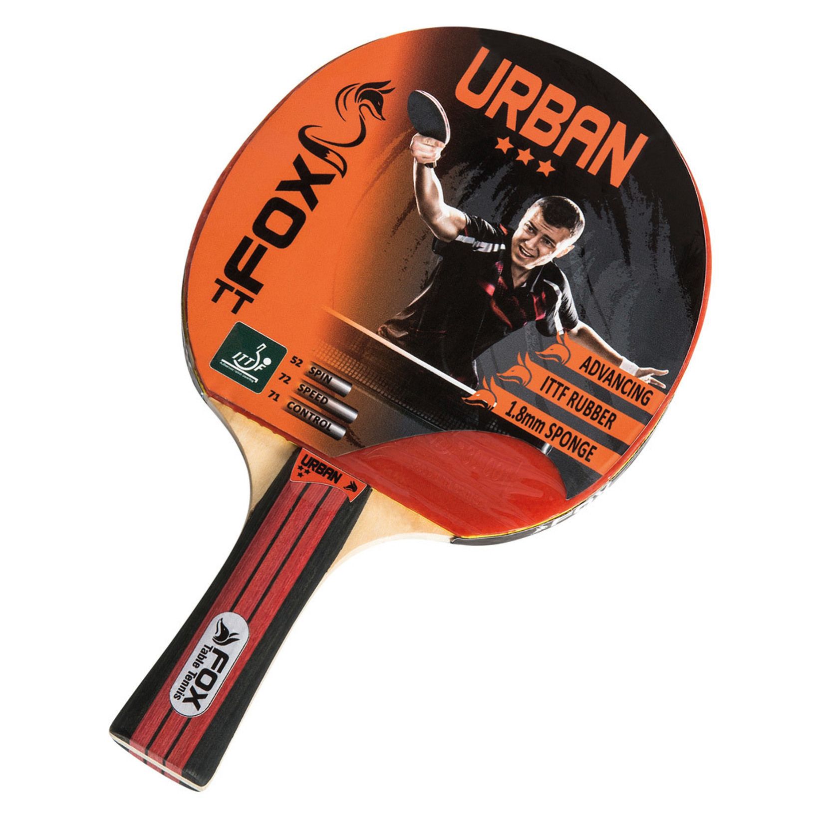 Fox TT Urban 3 Star Table Tennis Bat