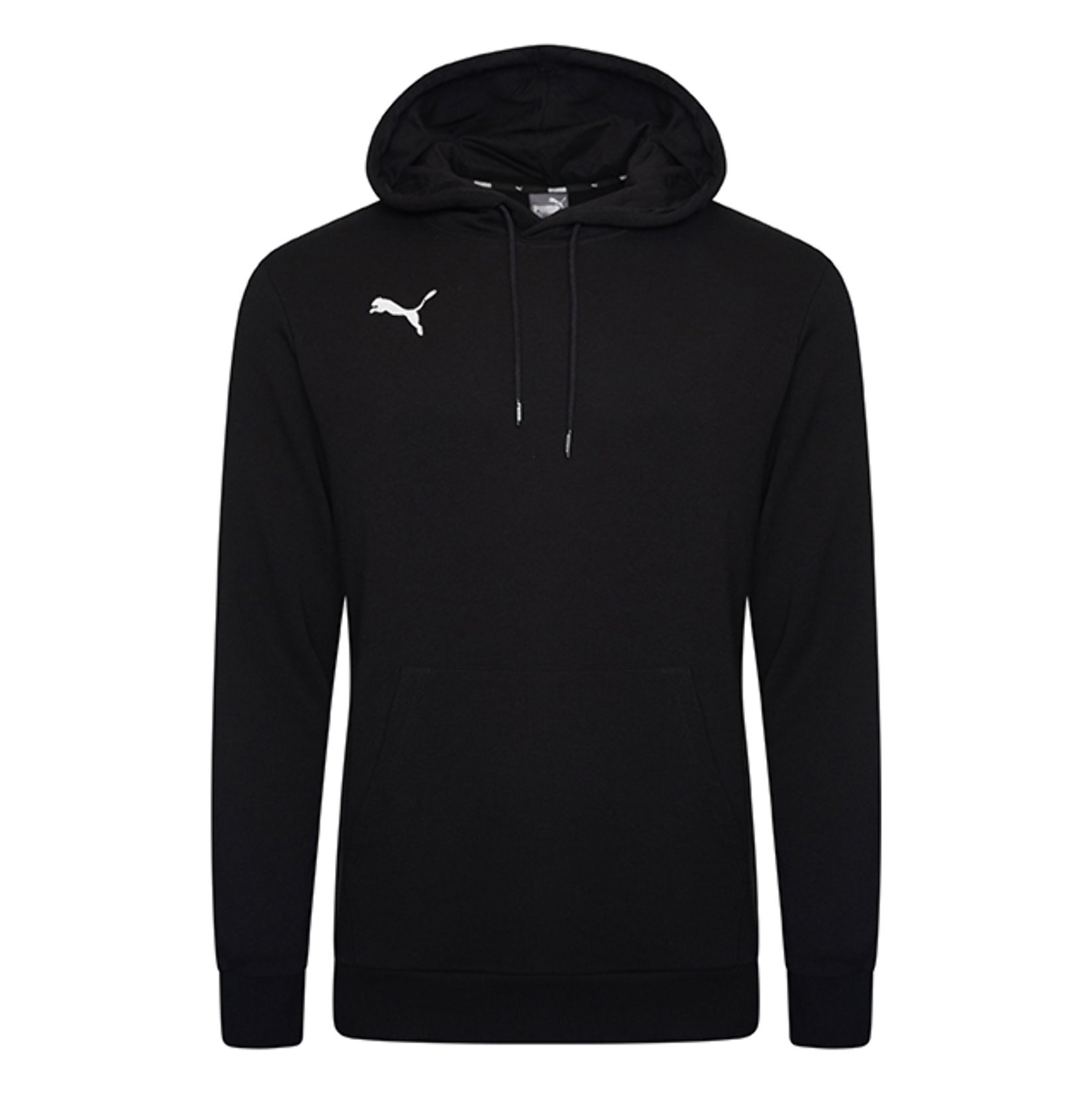 puma taped hoodie in black