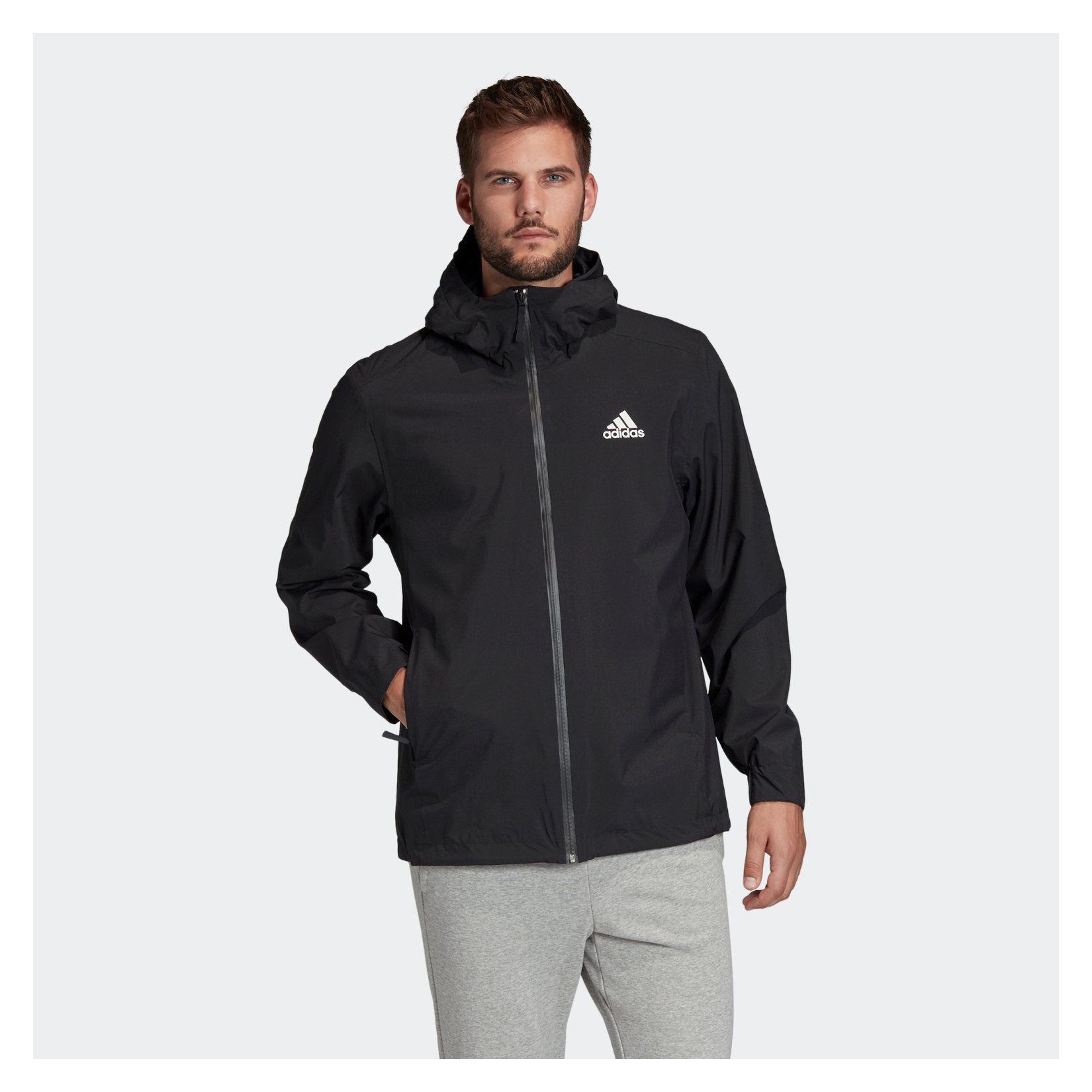 adidas BSC 3-Stripes RAIN RDY Jacket - Kitlocker.com