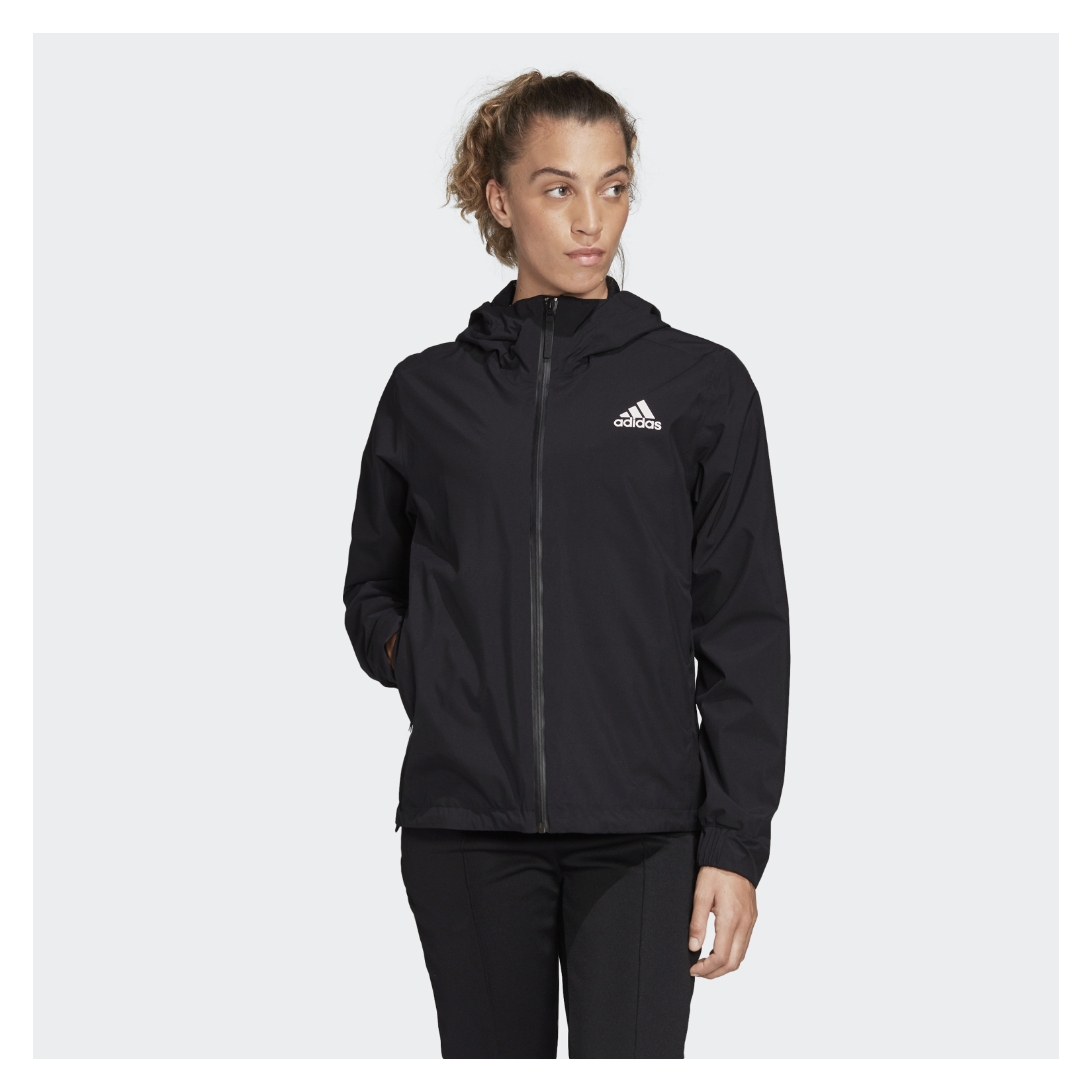 adidas Womens 3-Stripes RAIN RDY Jacket (W)