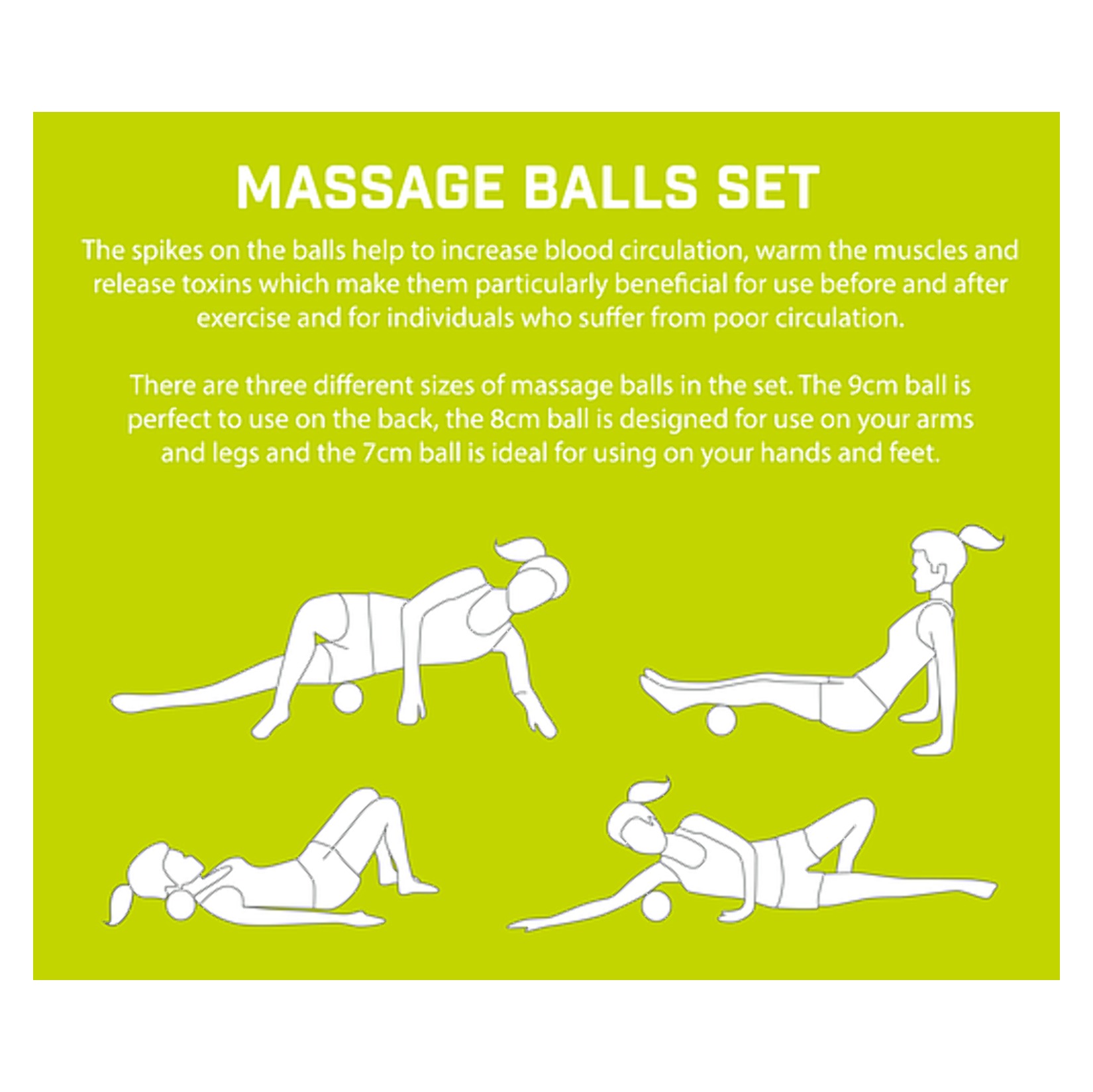 Urban-Fitness Massage Balls Set
